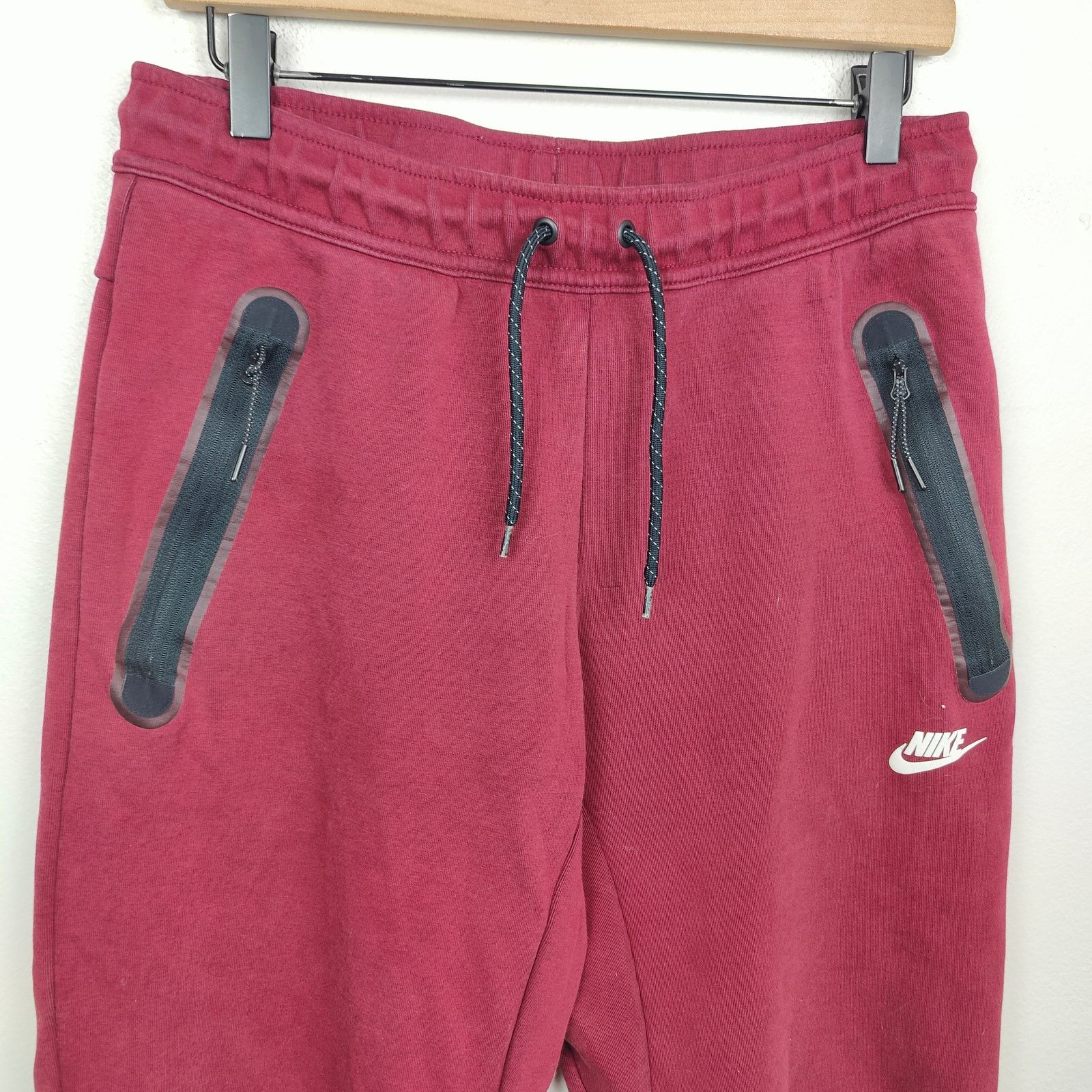 Nike Nike Sportswear Tech Fleece Joggers Mens Medium Red Size US 32 / EU 48 - 2 Thumbnail