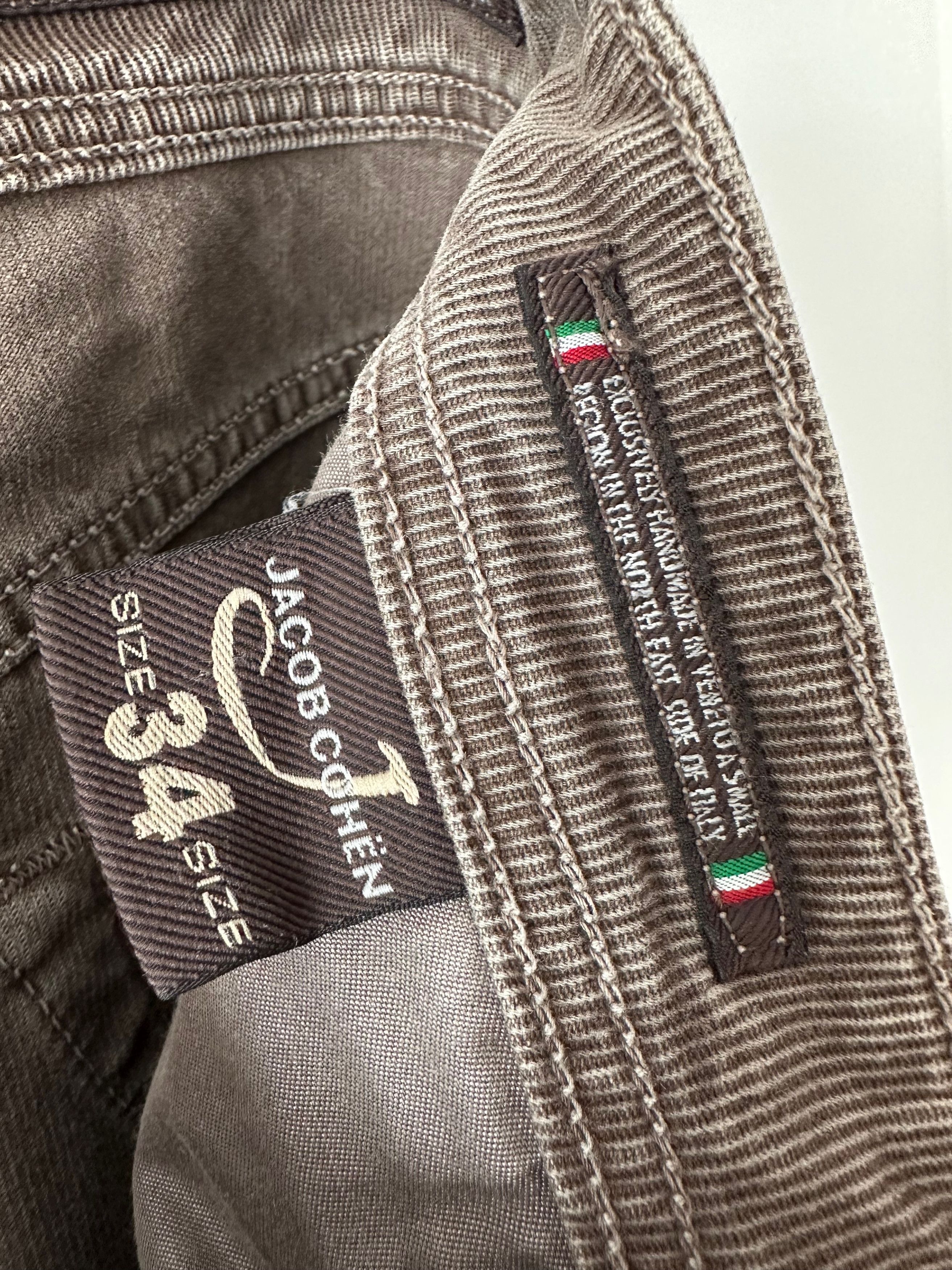 Jacob Cohen Jacob Cohen J622 Brown trousers pants Slim Fit Handmade Size US 34 / EU 50 - 16 Thumbnail