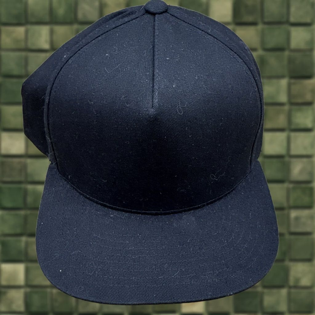 Vintage Yupoong The Classics Snapback Hat Black Green Underbrim Flat Bill One Size Men Size ONE SIZE - 1 Thumbnail