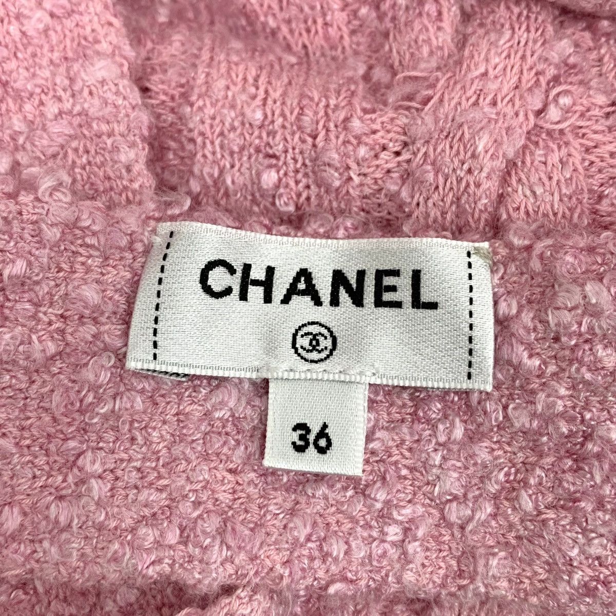 Chanel Chanel Cable Knit V-neck Long Sleeve Cardigan Dress K26WX Size S / US 4 / IT 40 - 7 Thumbnail