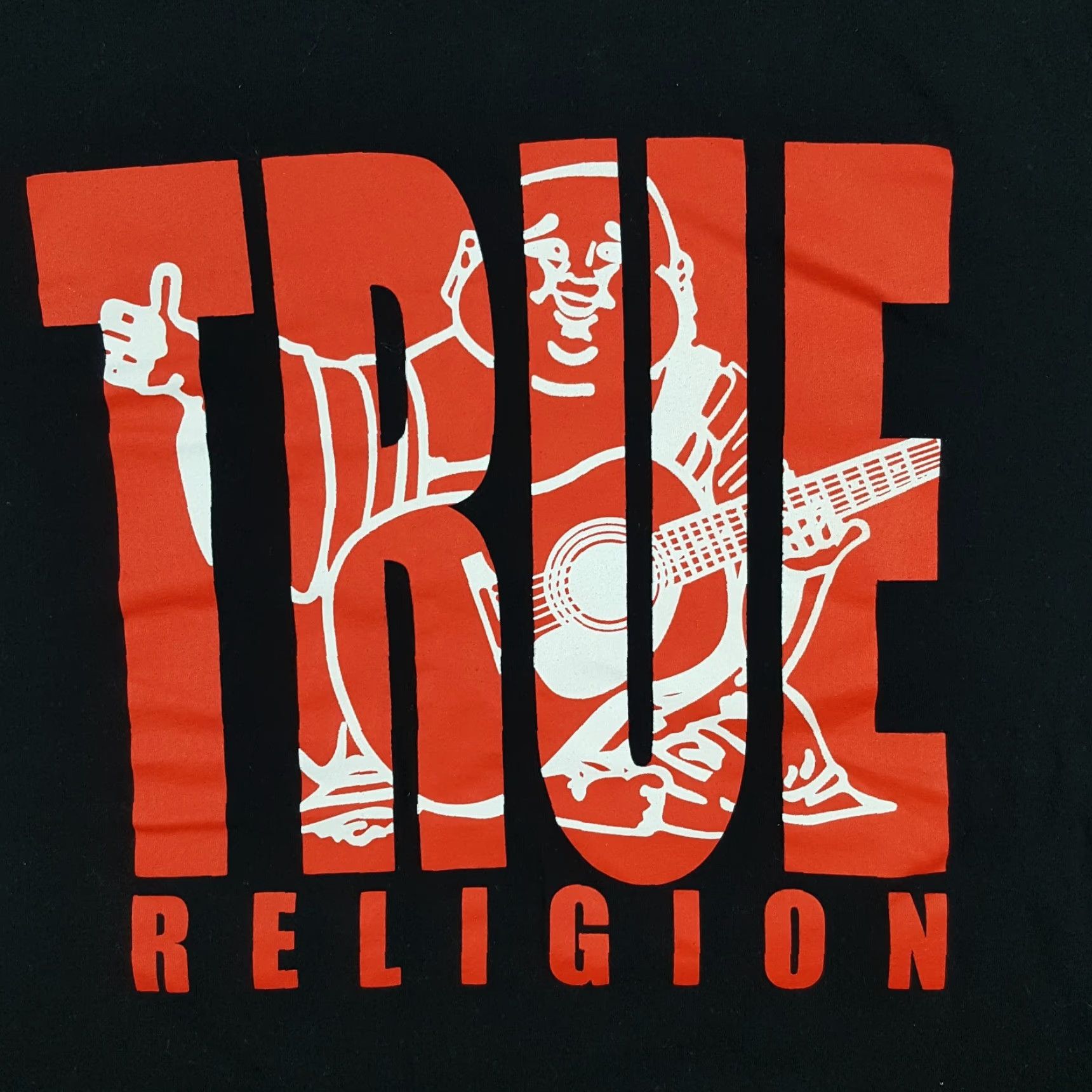 True Religion VINTAGE True Religion T-Shirt Shirt Mens 2XL Black Buddha Logo Embroidered 90s Streetwear Short Sleeve Size US XXL / EU 58 / 5 - 2 Thumbnail