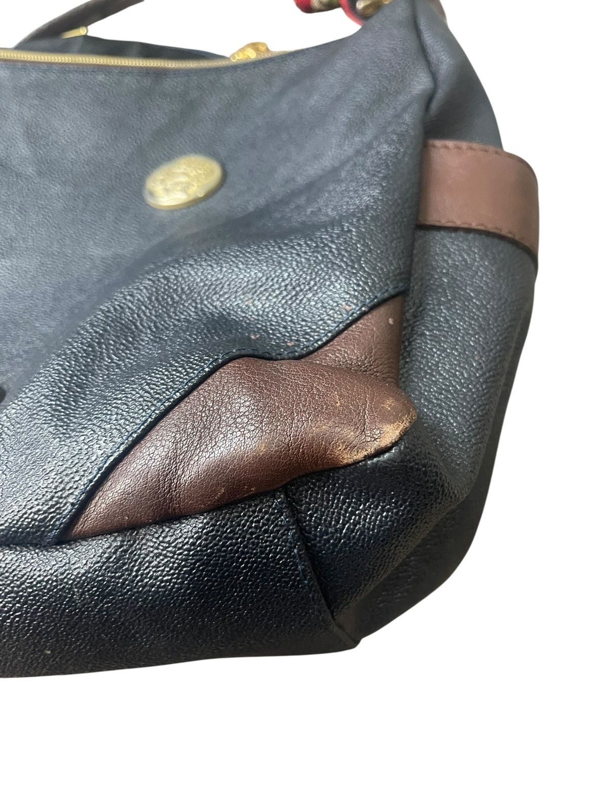 Orobianco Vintage Orobianco Handbag Leather Opti Zipper Size ONE SIZE - 19 Thumbnail