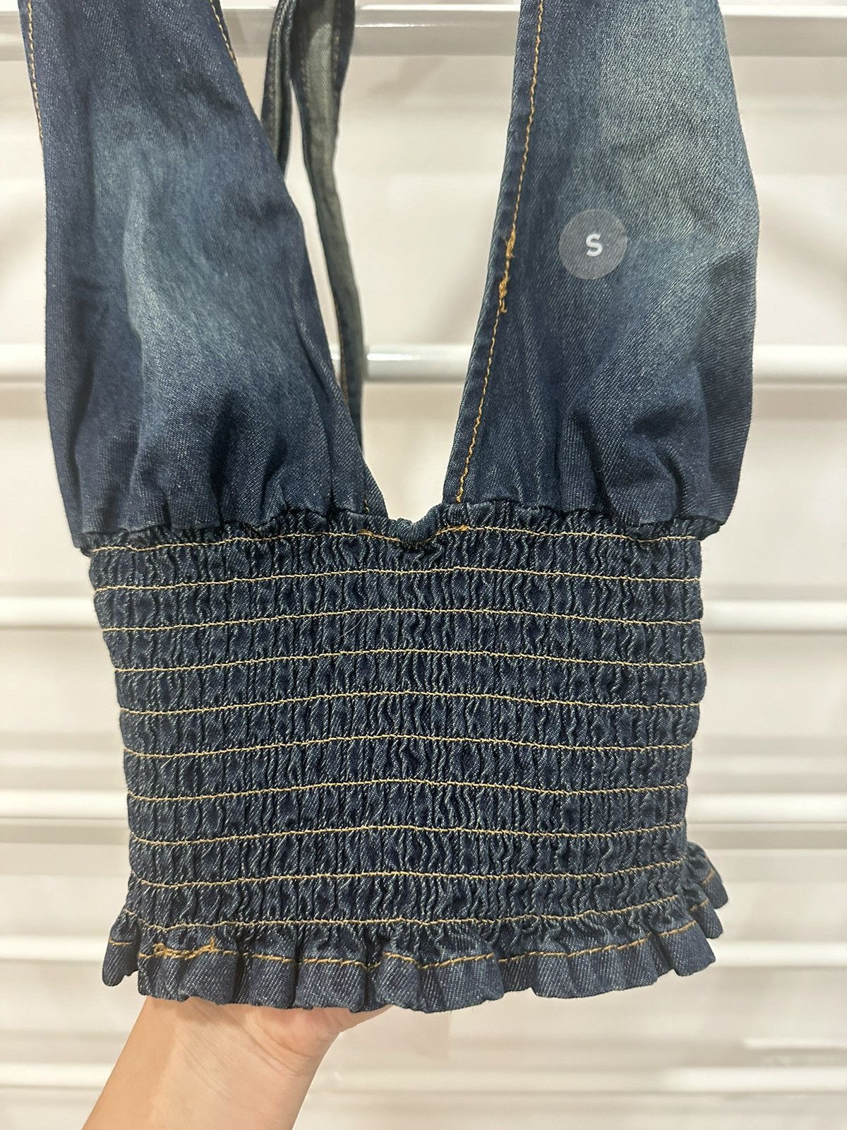 Other Denim Halter Top Size S / US 4 / IT 40 - 5 Thumbnail