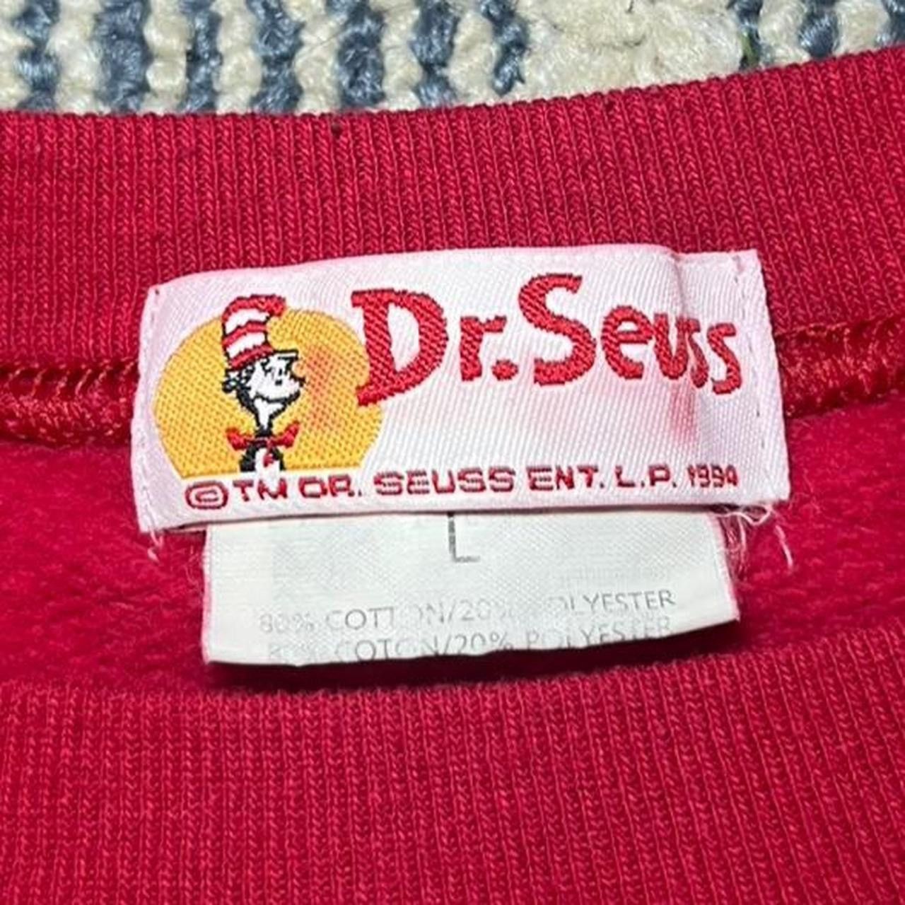 Other 90s vintage Dr. Seuss red crewneck Size US L / EU 52-54 / 3 - 3 Thumbnail