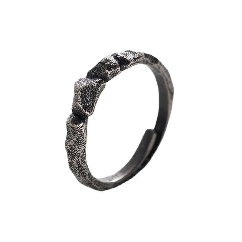 Jewelry × Vintage 925 Sterling Silver Ring Retro Mountain Peak Rock Size ONE SIZE - 3 Thumbnail