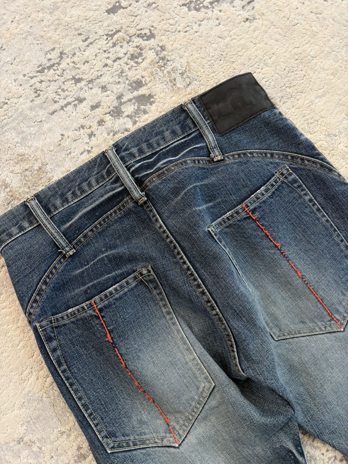 Le Grande Bleu (L.G.B.) LGB - Lazy Wolf Denim Dark Wash Size US 30 / EU 46 - 8 Thumbnail