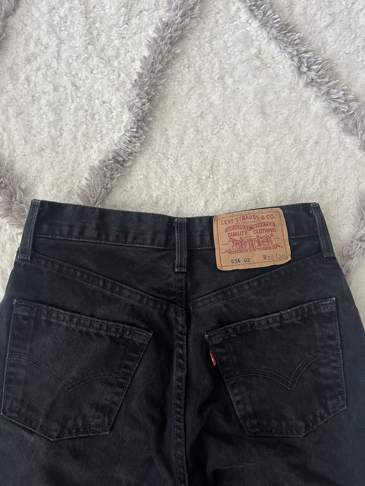 Levi's × Vintage 534 02 | VINTAGE LEVI’s | 90s Size 28" / US 6 / IT 42 - 4 Thumbnail