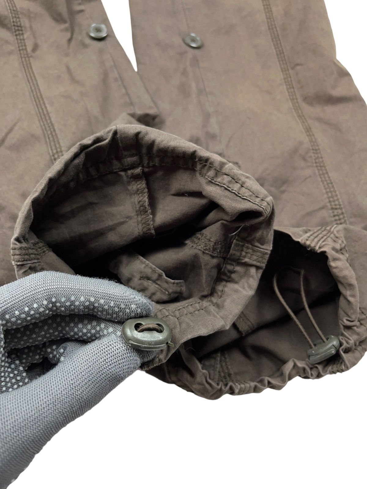 Japanese Brand Vintage y2k Brown Cargo Pants 3d Pockets Japanese Size 26" / US 2 / IT 38 - 10 Thumbnail