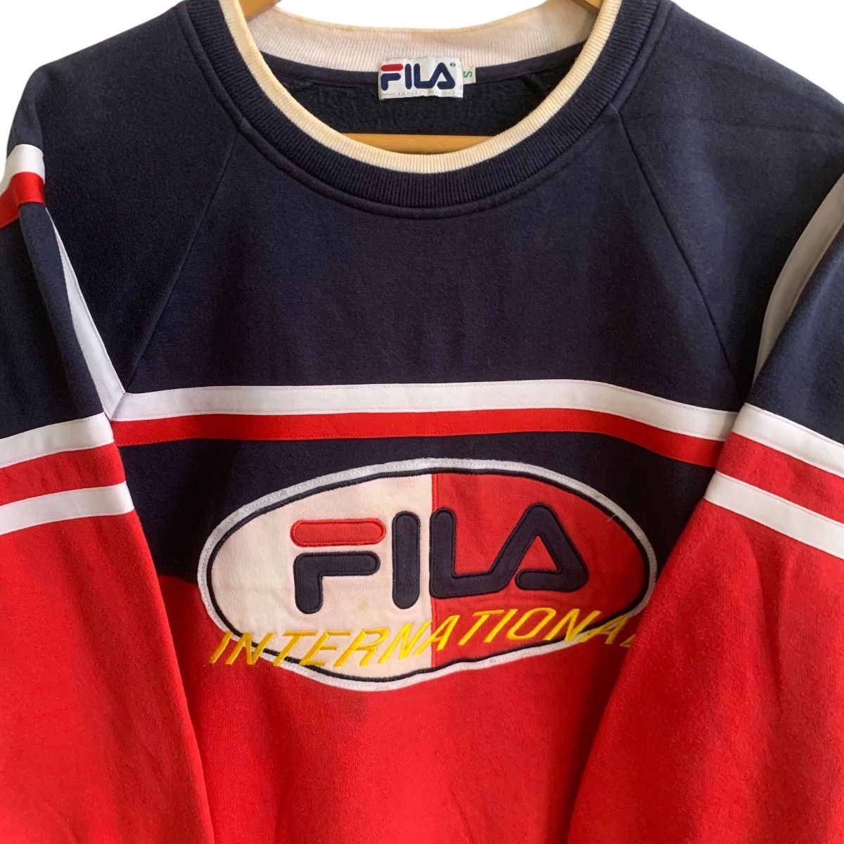 Fila × Vintage Vintage Fila Big Logo Sweatshirt Medium Size US M / EU 48-50 / 2 - 2 Thumbnail
