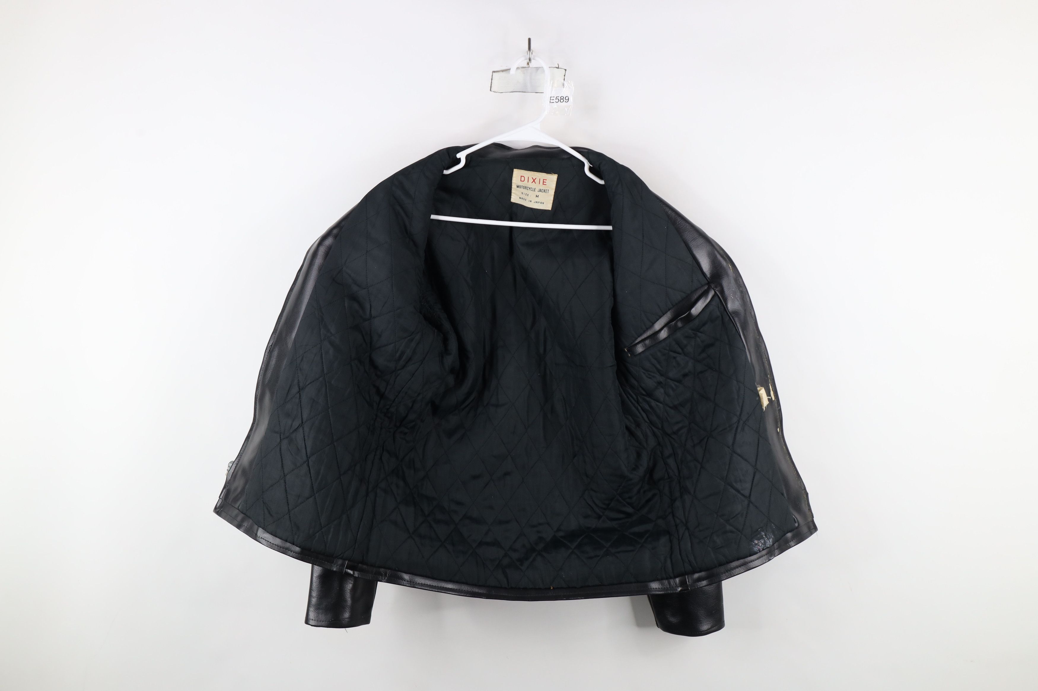 Vintage Vintage 70s Streetwear Faux Leather Motorcycle Jacket Japan Size US M / EU 48-50 / 2 - 12 Thumbnail