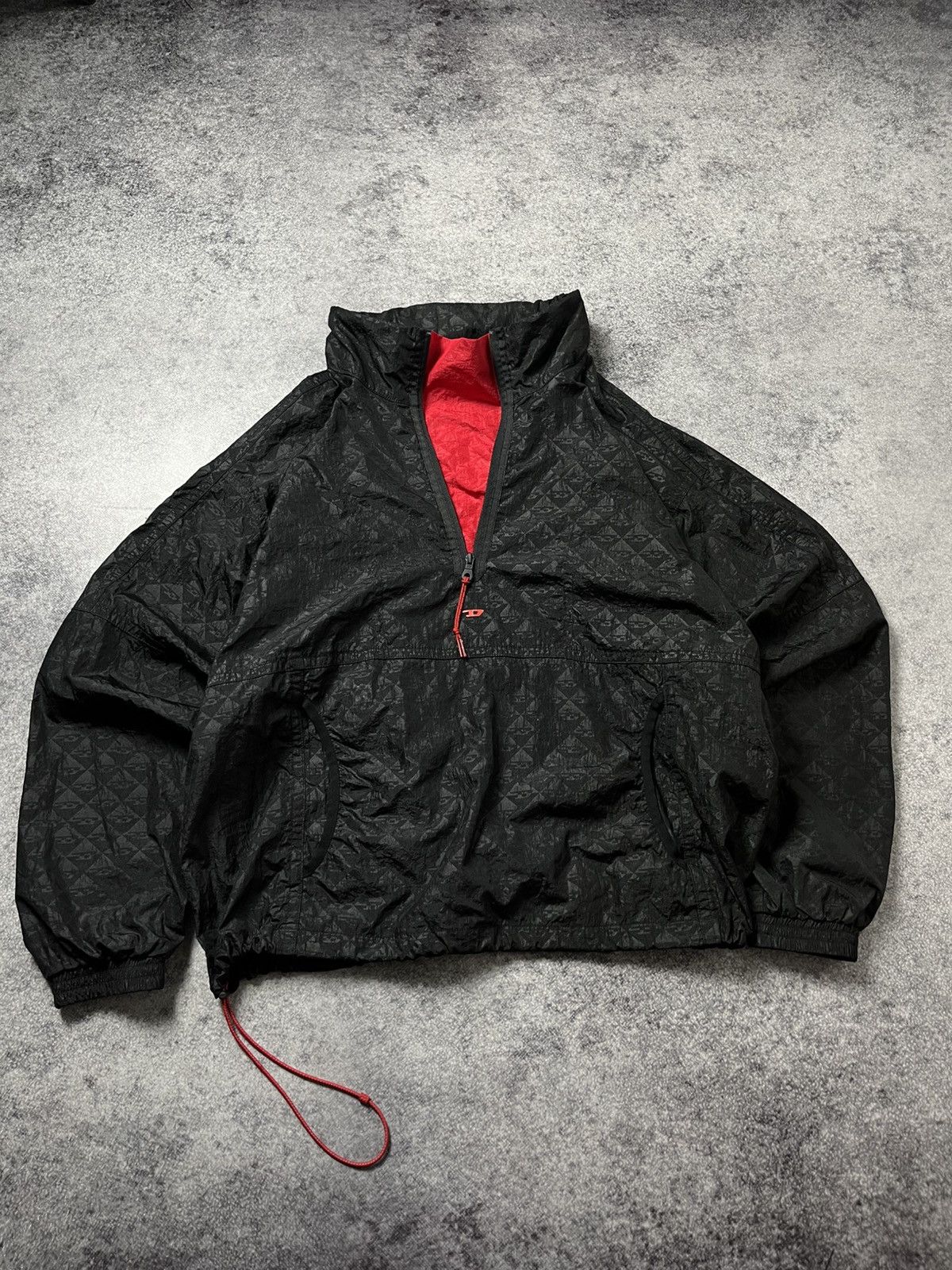 Diesel 🔥RRP $350 DIESEL SPORT 2025 MONOGRAM ANORAK NYLON JACKET Size US M / EU 48-50 / 2 - 12 Thumbnail