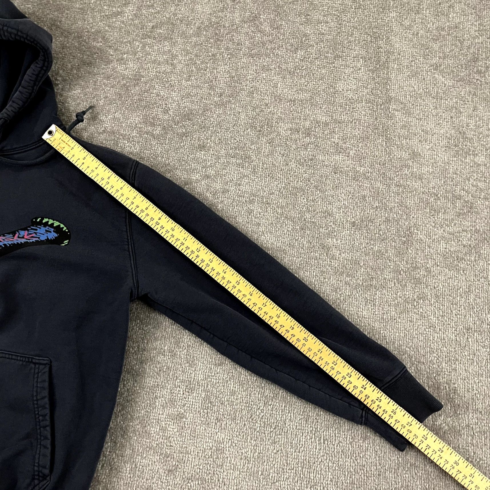 Palace PALACE Hoodie Womens Small Faded Blue Chizzle Up Graphic Skateboards Streetwear Size S / US 4 / IT 40 - 6 Thumbnail