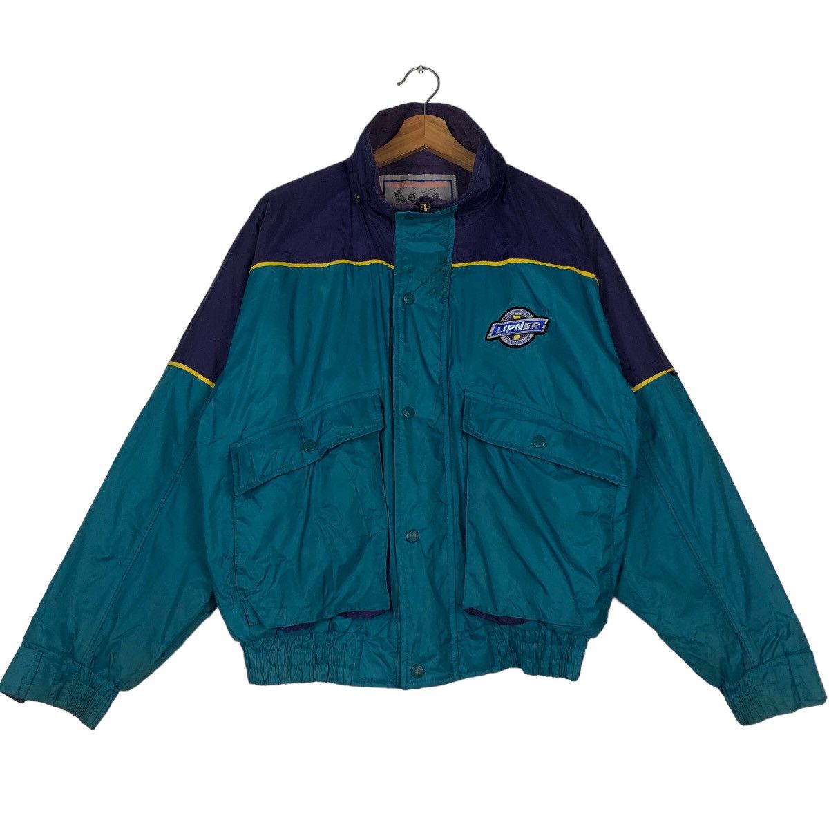 Japanese Brand 🔥Vtg Bomber Jacket Ski Wear Lipner Outdoor Design Parachute Size US L / EU 52-54 / 3 - 1 Thumbnail
