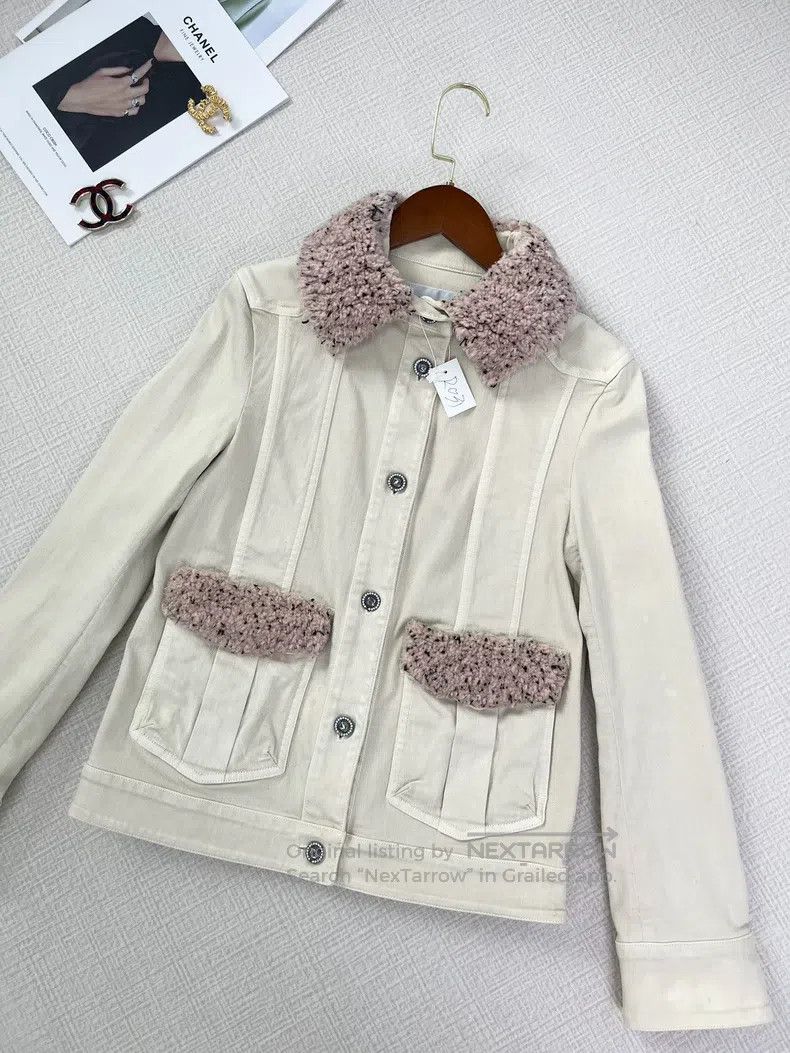 Chanel Chanel Show-style denim jacket Size XXS / US 00 / IT 34 - 2 Thumbnail