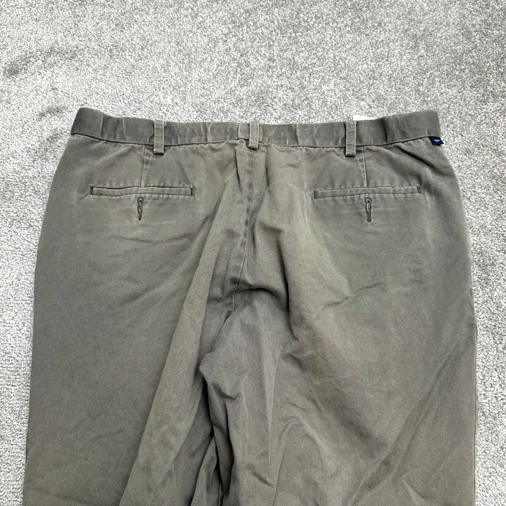 Dockers DOCKERS Classic Fit Chino Pants Mens 40x32 Black Straight Leg Flat Front Cotton Pants Mens Regular 40 Black Size US 40 / EU 56 - 4 Thumbnail