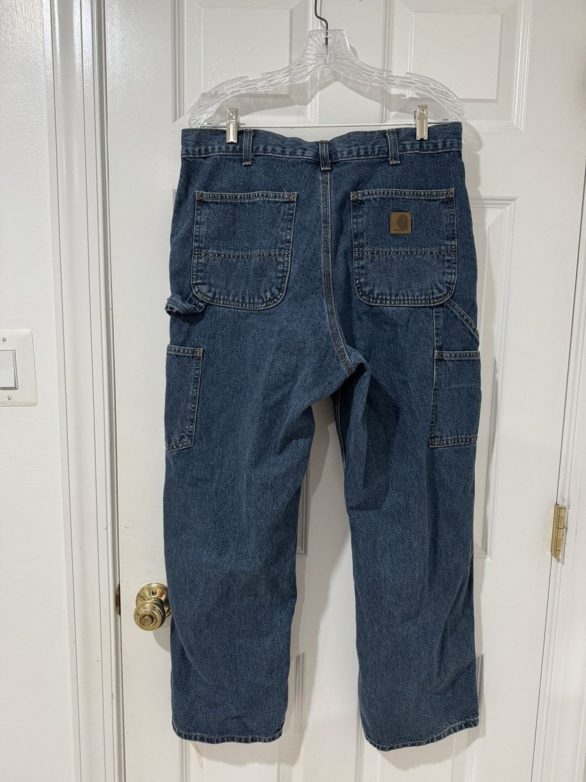 Carhartt Carhartt Utility Wide Fit Work Jeans SIZE 35x28 Size US 35 - 2 Thumbnail