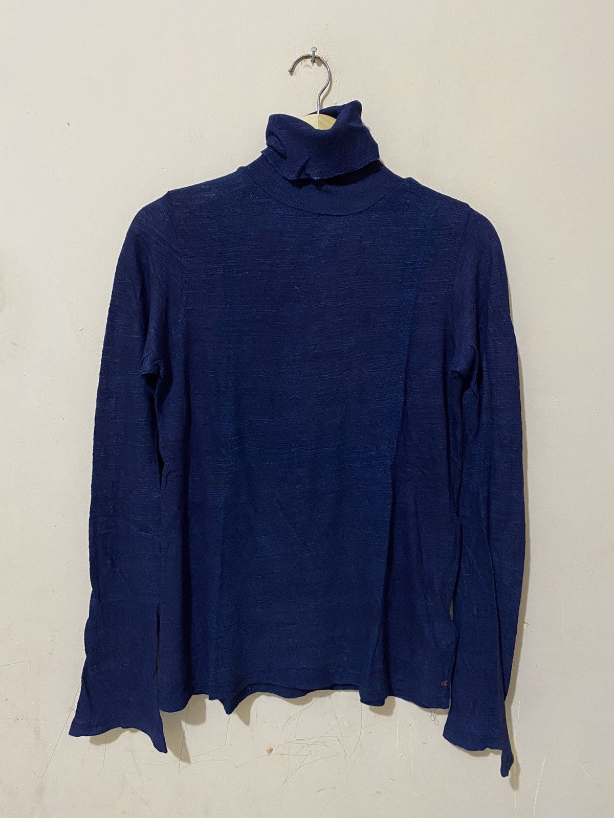 45rpm 45rpm Indigo Turtle Neck Sweaters Size US M / EU 48-50 / 2 - 1 Thumbnail