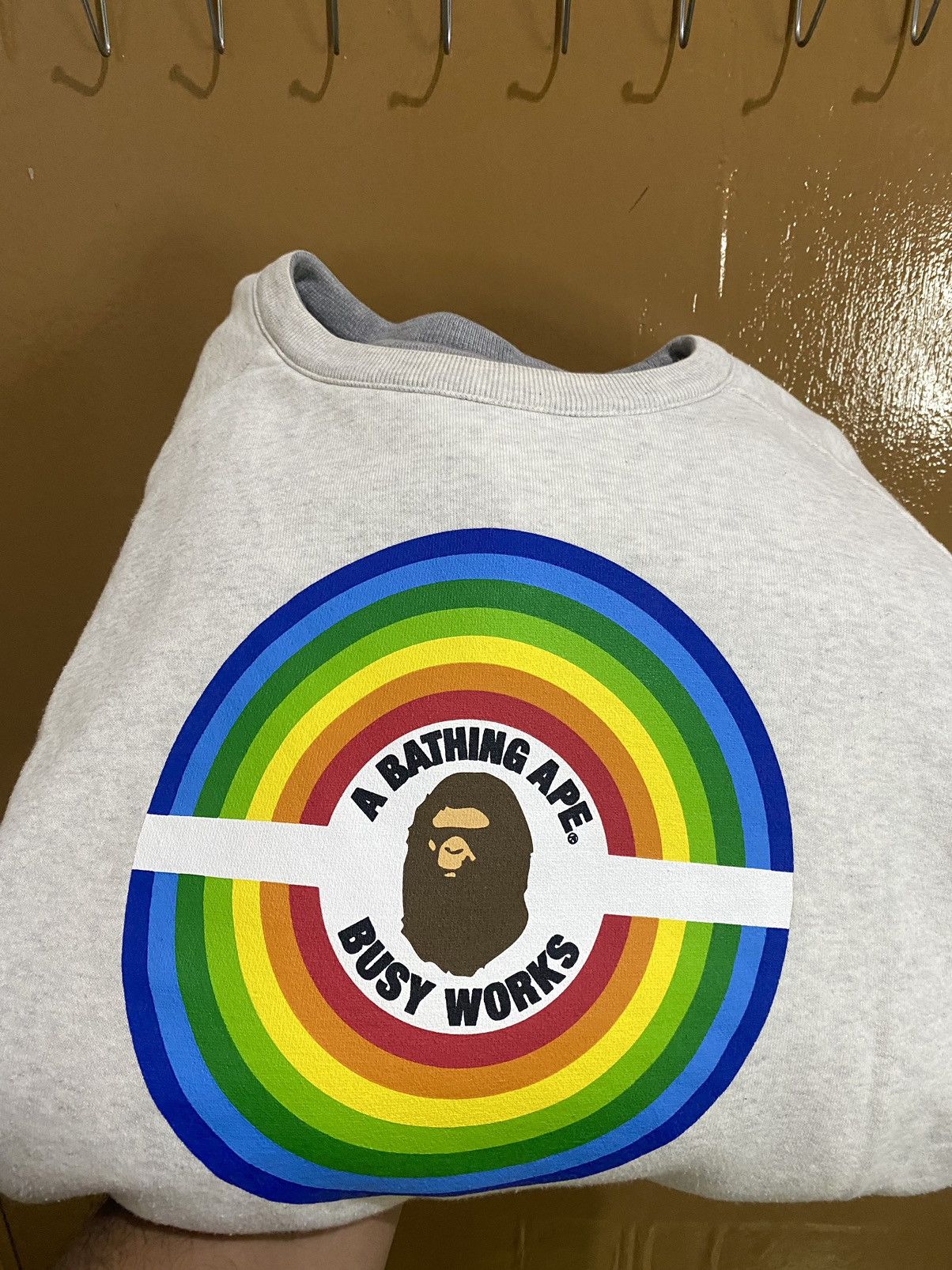 Bape × Vintage Bape Reversible Crewneck Size US L / EU 52-54 / 3 - 11 Thumbnail