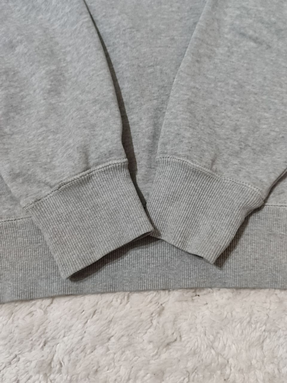 Nike × Vintage 🪨Vintage Nike Sweatshirt Solo Swoosh Gray ✈ Size L / US 10 / IT 46 - 4 Thumbnail