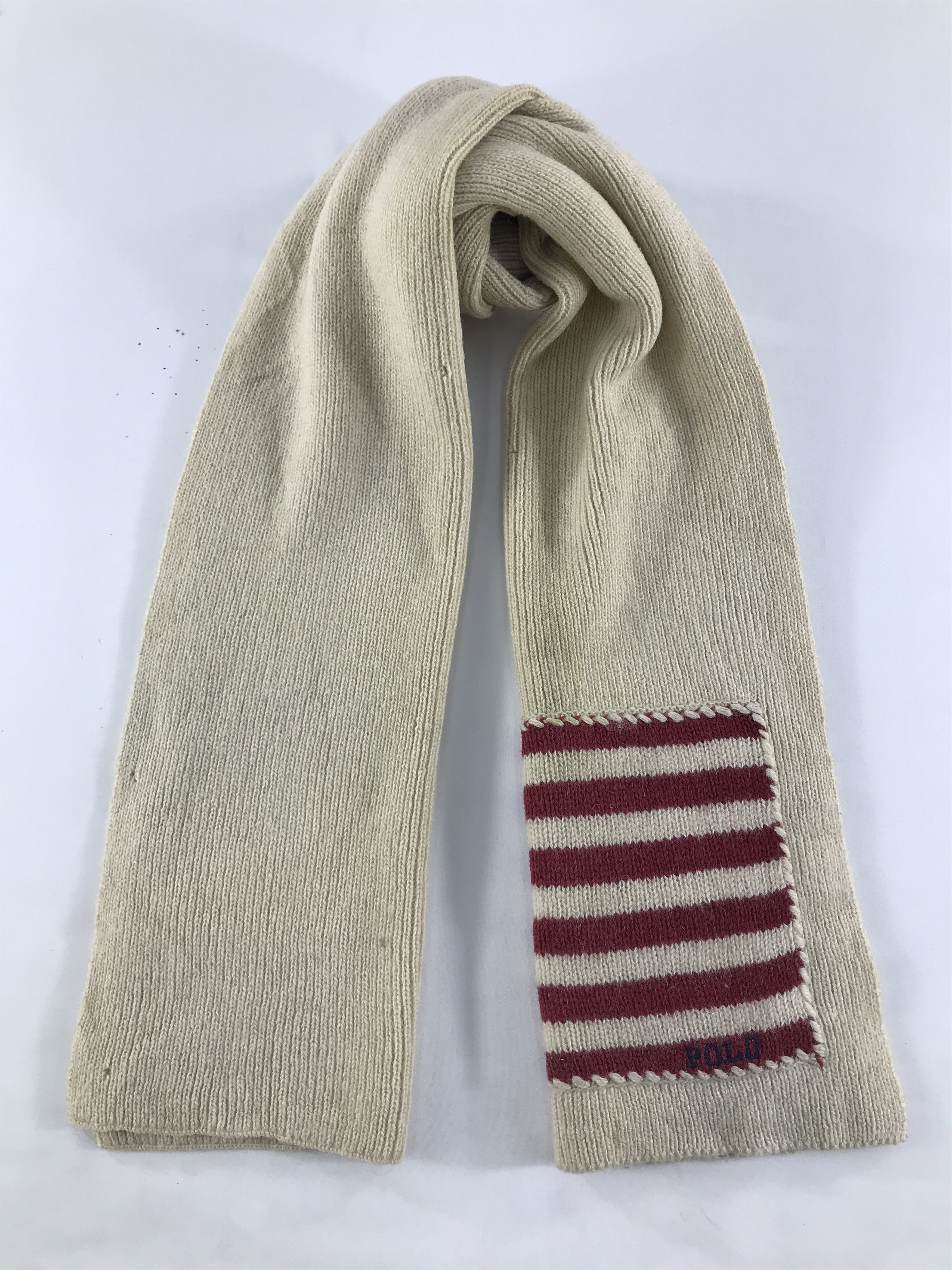 Polo Ralph Lauren × Vintage Polo Ralph Lauren Scarf / Muffler / Neckwear - WW2238 Size ONE SIZE - 1 Thumbnail