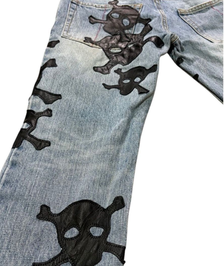 Le Grande Bleu (L.G.B.) L.G.B. lesther Skull 3/4 Denim Size US 32 / EU 48 - 4 Thumbnail