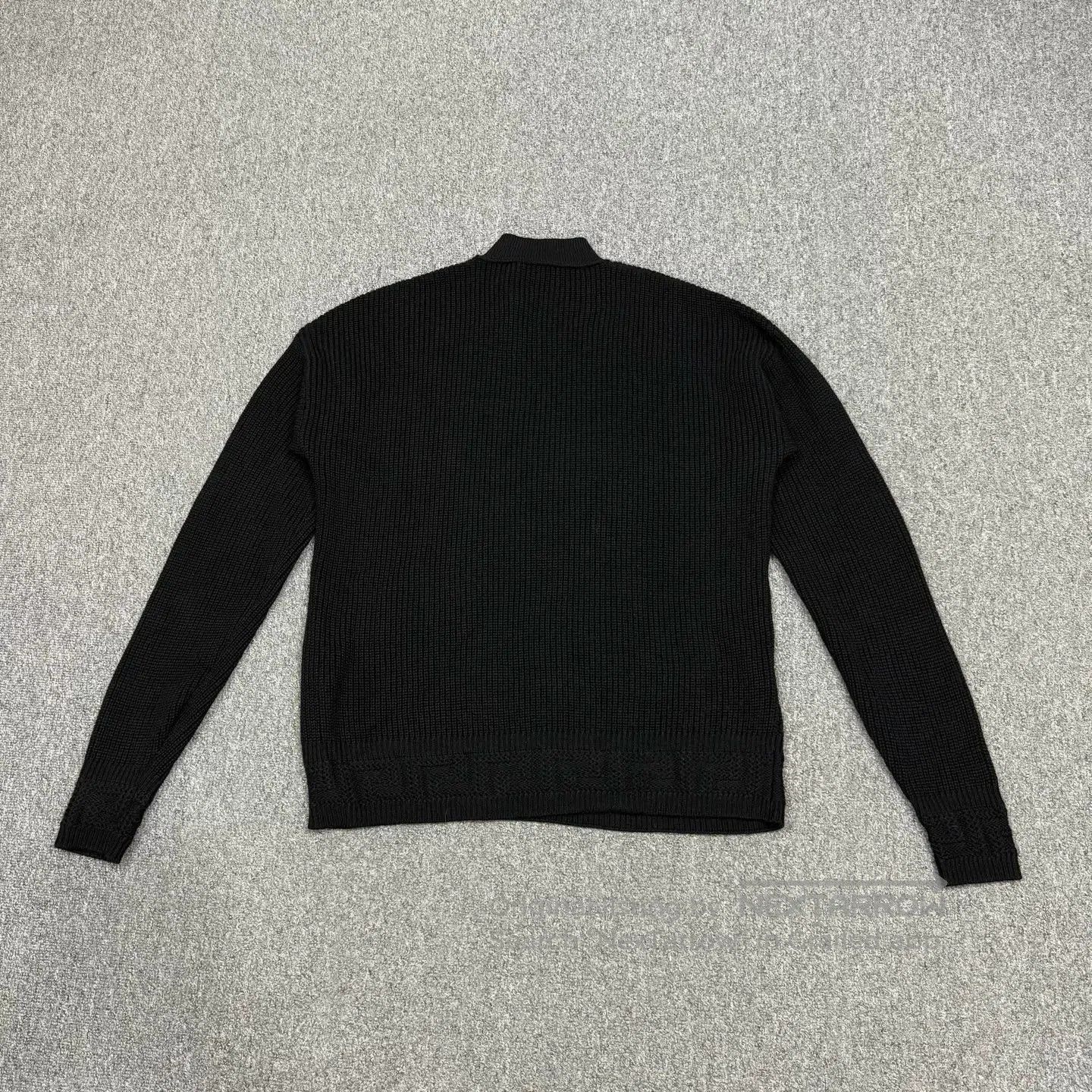 Versace versace black textured knit sweater size 44. Size US S / EU 44-46 / 1 - 2 Thumbnail