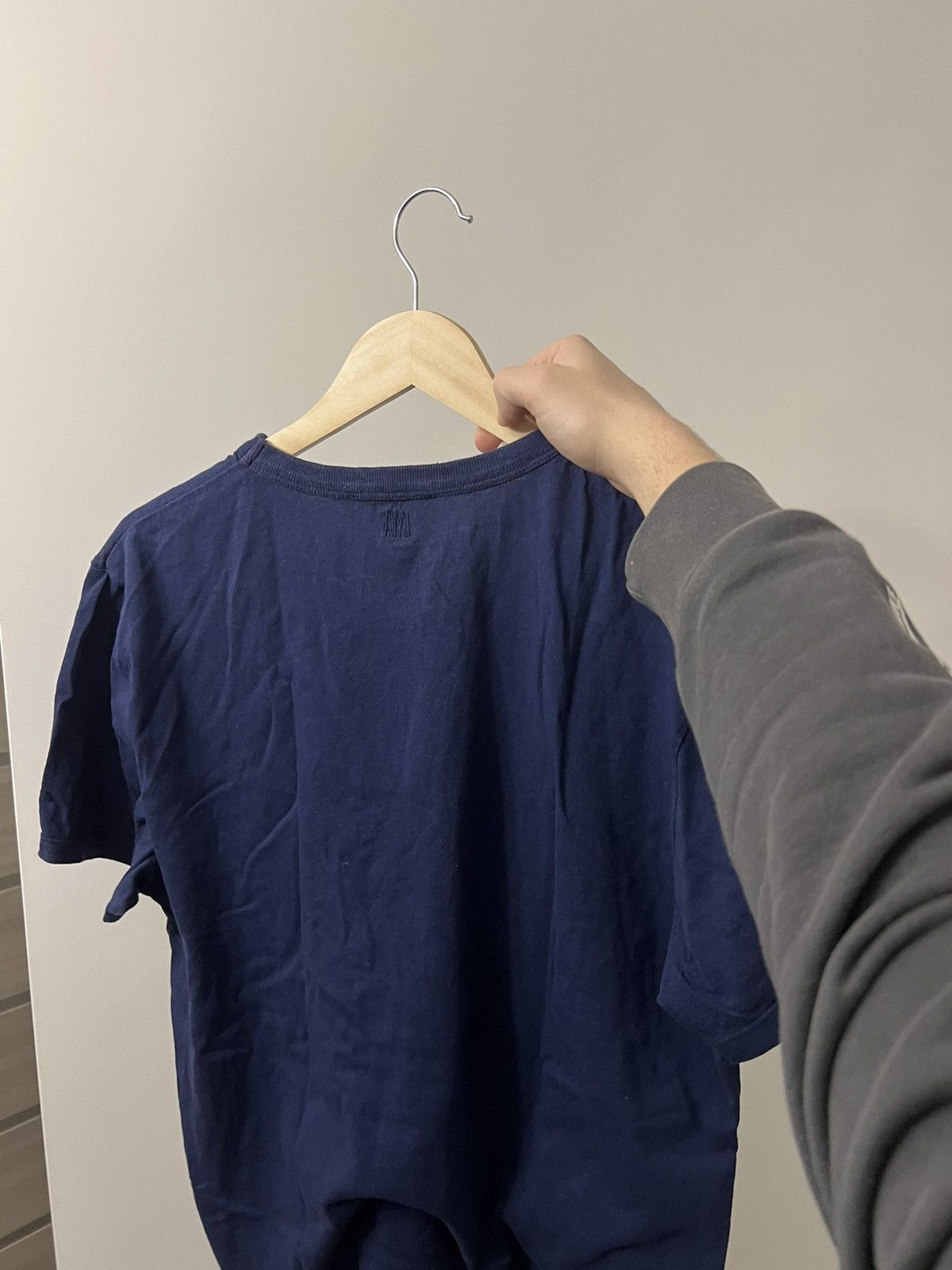 AMI AMI Paris Family Logo T-Shirt M Size Blue Center Logo Size US M / EU 48-50 / 2 - 14 Thumbnail