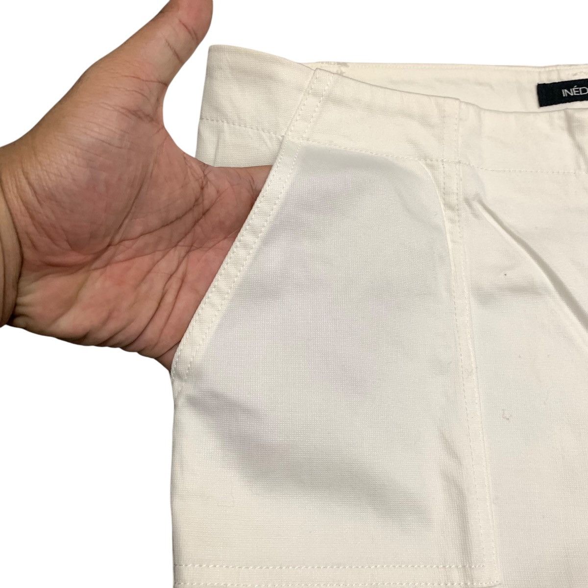 Japanese Brand × Yohji Yamamoto Ined yohji yamamoto wide leg pants Size US 32 / EU 48 - 6 Thumbnail