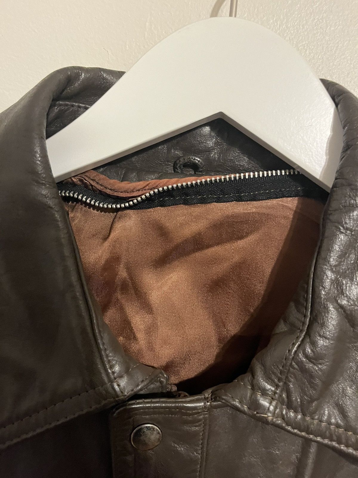 Genuine Leather × Vintage Vintage Genuine Leather 1970s Bomber Jacket 🔥 Size US M / EU 48-50 / 2 - 3 Thumbnail