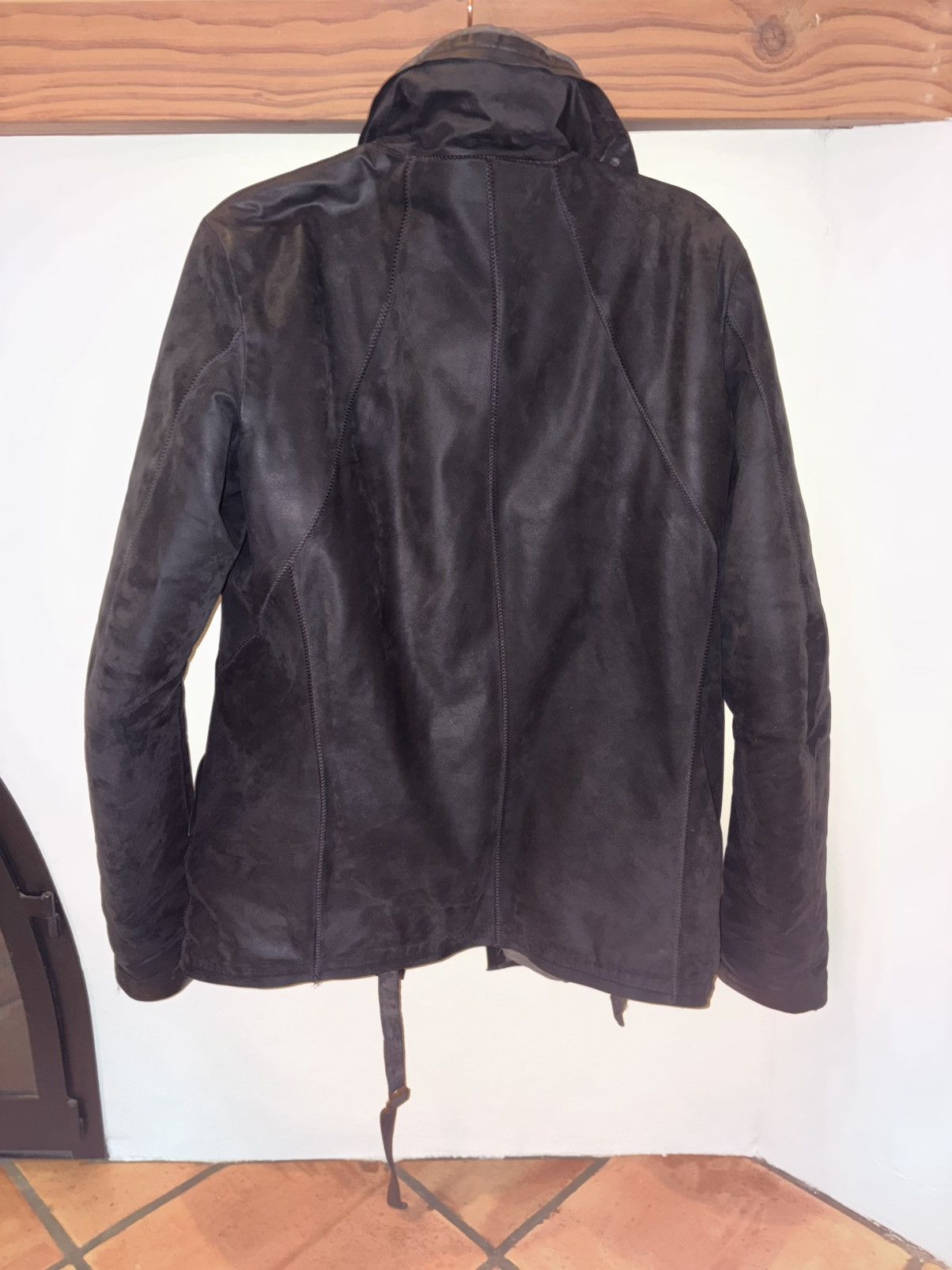 Isaac Sellam Experience Isaac Sellam Leather Down Jacket Size US M / EU 48-50 / 2 - 2 Thumbnail