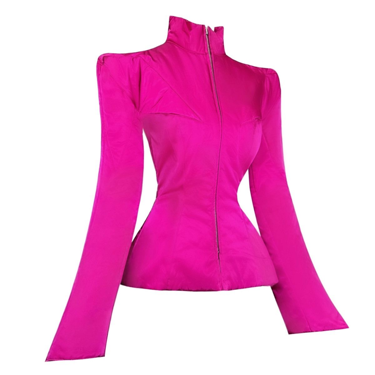 Mugler × Thierry Mugler Futuristic Thierry Mugler vintage jacket Size S / US 4 / IT 40 - 1 Thumbnail