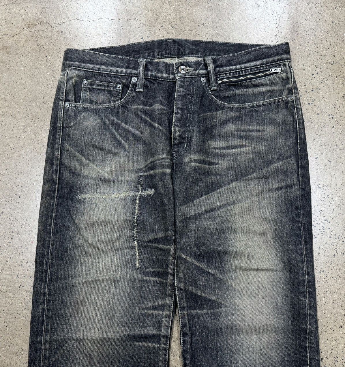 Neighborhood Neighborhood NBHD 06ex Savage Denim，Medium Straight size L Size US 34 / EU 50 - 2 Thumbnail