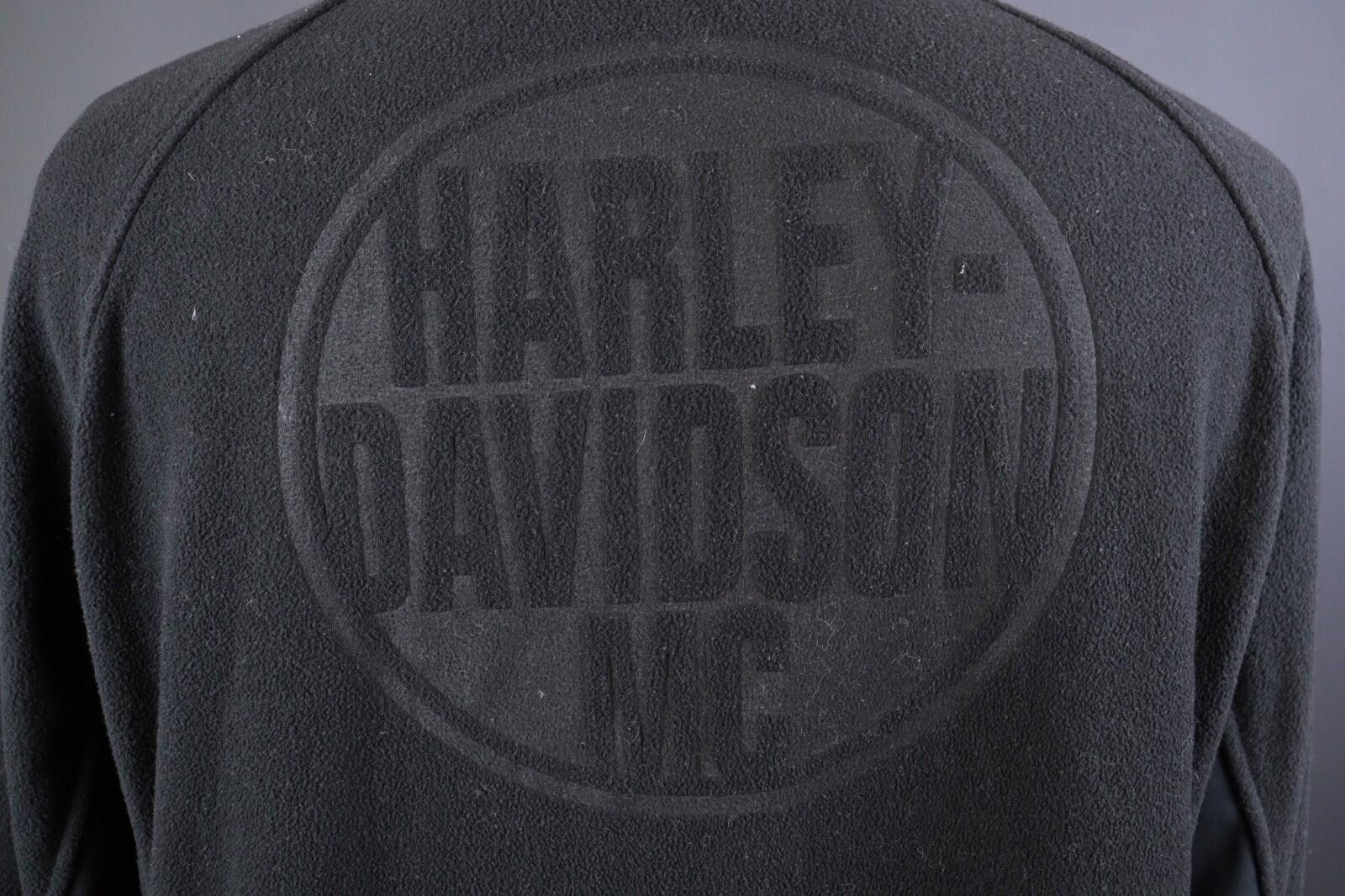 Other HARLEY DAVIDSON MC Black Big Fleece Jacket Size 2XL Size ONE SIZE - 10 Thumbnail