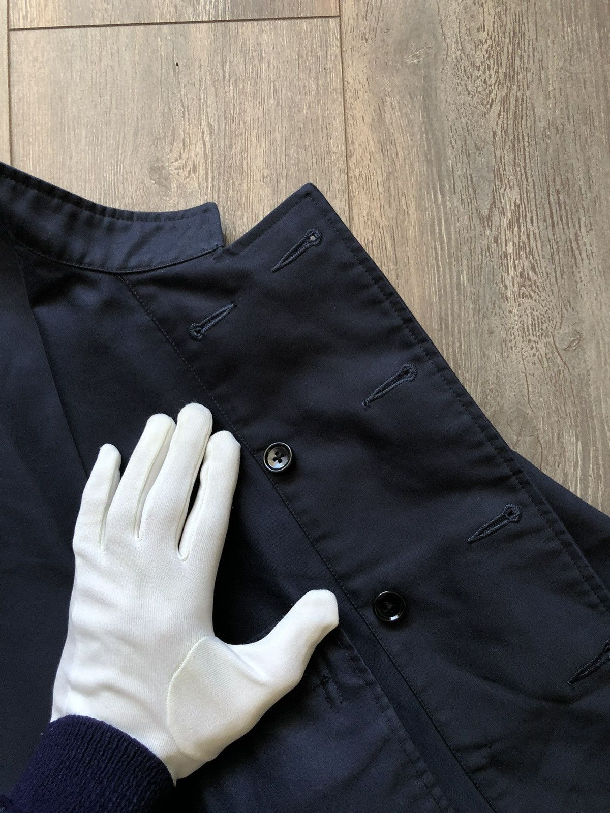 *A VONTADE × Japanese Brand DOUBLE BREASTED AVANT GARDE JACKET dark navy Size US L / EU 52-54 / 3 - 18 Thumbnail