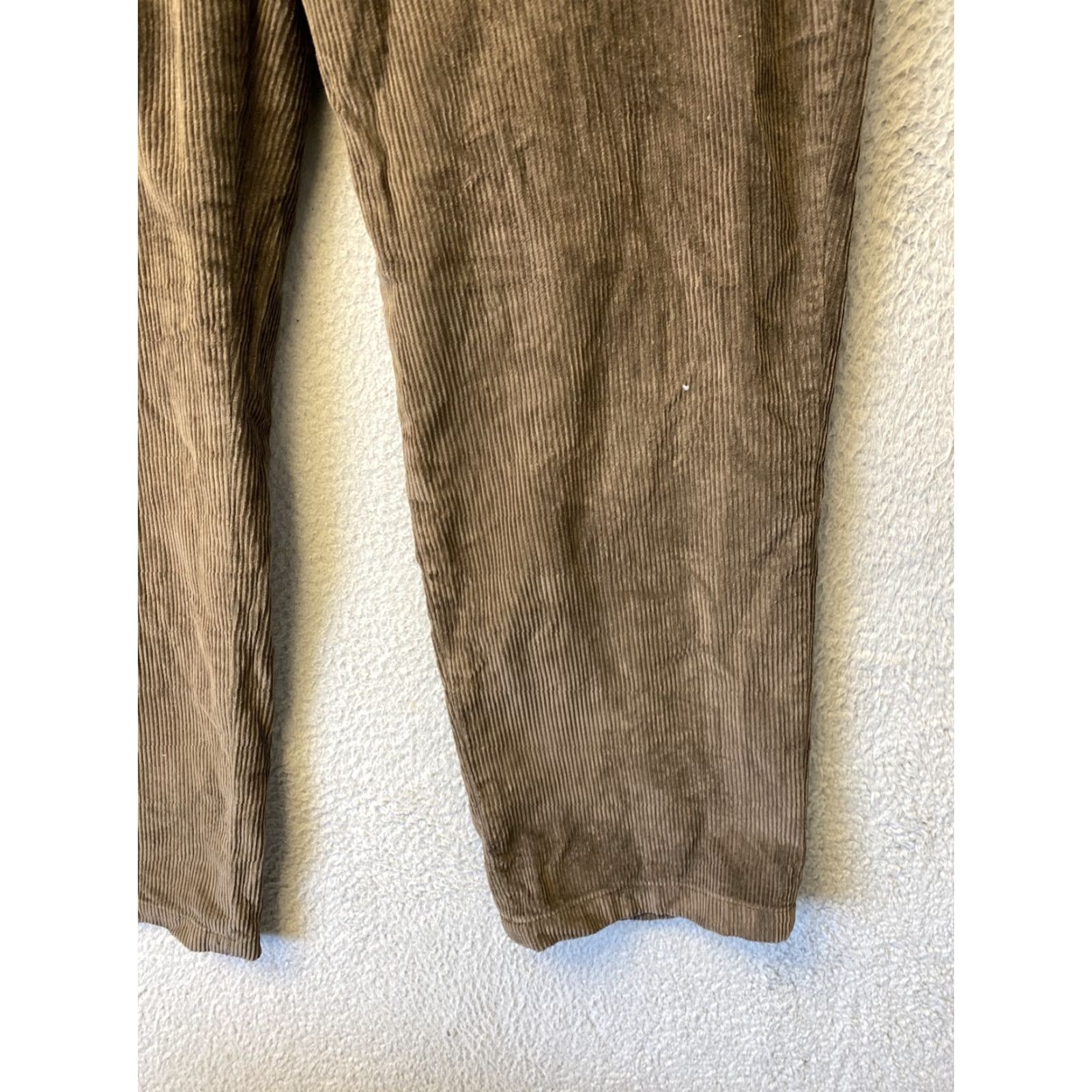 Nautica VINTAGE Nautica Corduroy Pants Brown Men’s 36X30 Regular Straight 90s Grunge Skater Belt Loops Pockets Casual Workwear Size US 36 / EU 52 - 3 Thumbnail