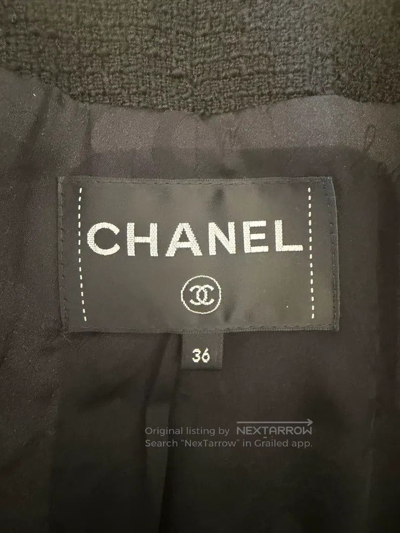 Chanel Chanel Metropolitan series black and gold coat classic twe Size XS / US 0-2 / IT 36-38 - 3 Thumbnail