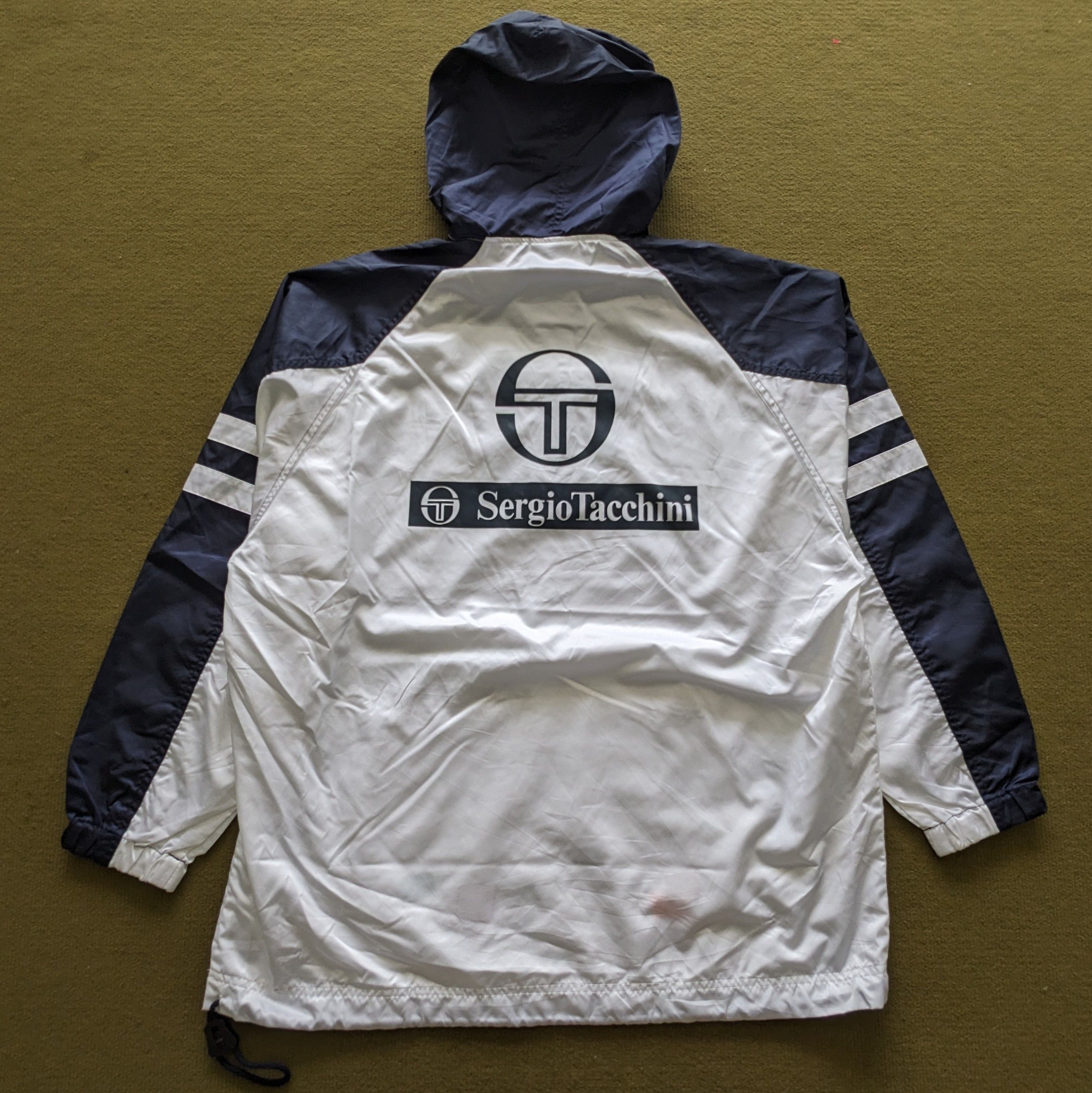 Sergio Tacchini Vintage SERGIO TACCHINI Luxury Brand Windbreaker Jacket Size US XXL / EU 58 / 5 - 1 Thumbnail
