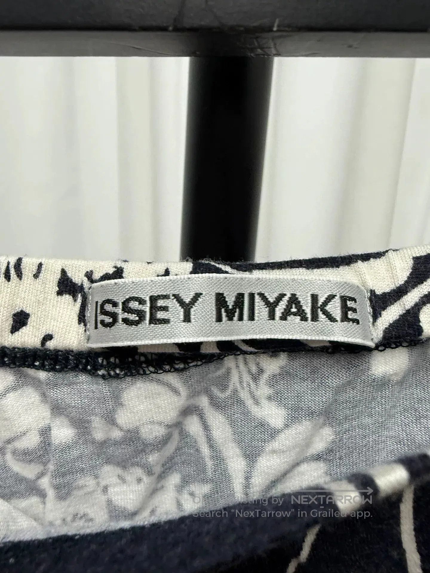 Issey Miyake Issey Miyake 04SS Patterned Cotton Asymmetric Dress. Size 25" / US 0 / IT 36 - 3 Thumbnail
