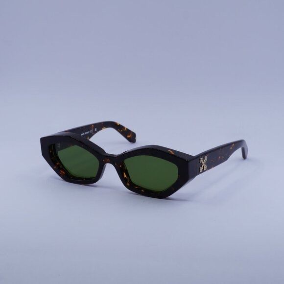 Off-White Off-White OERI144 HILO 6055 Sunglasses Havana Cat Eye Frame Size ONE SIZE - 4 Thumbnail