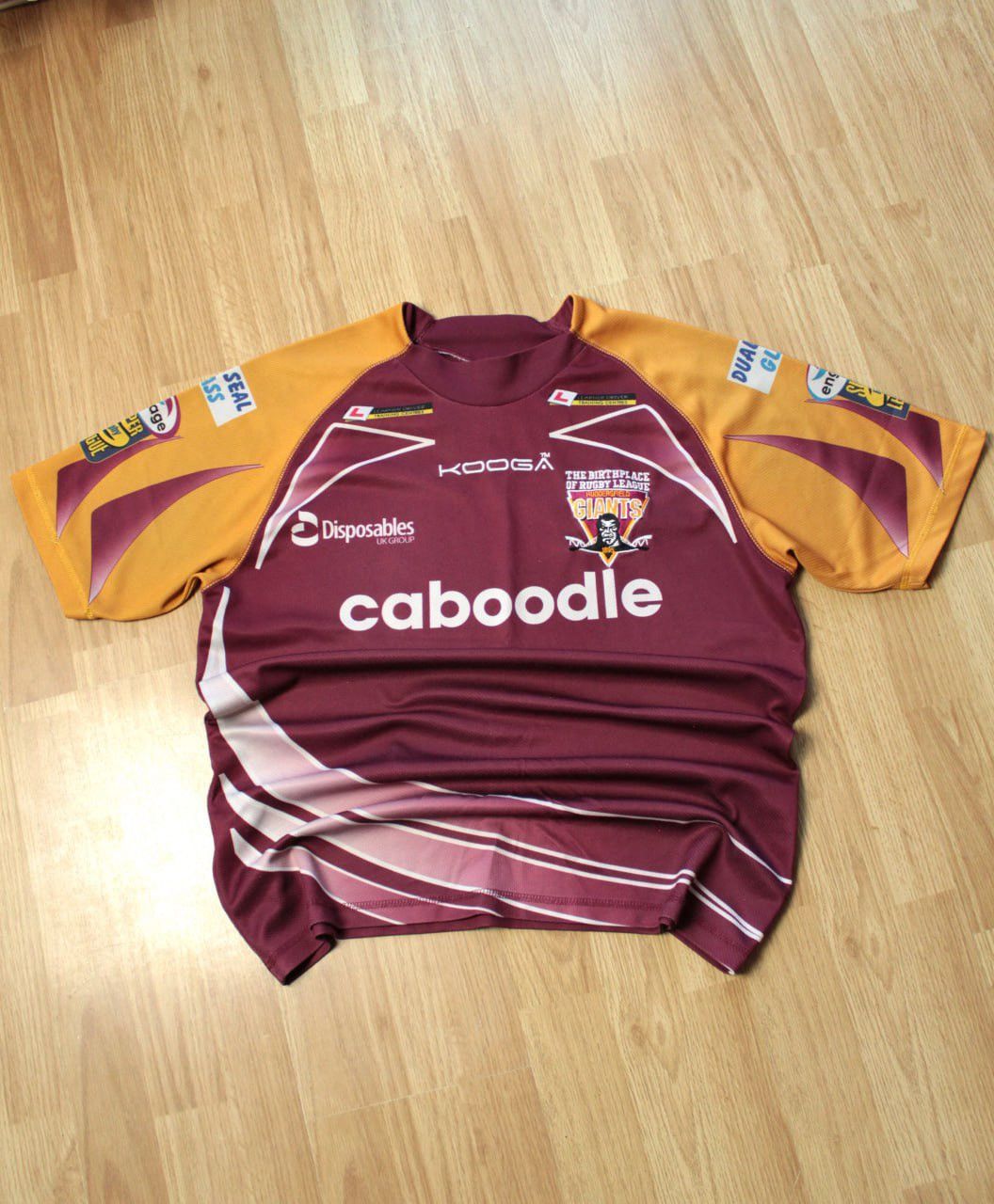 Vintage 🔥 Huddersfield Giants KooGa Rugby England Jersey T Shirt Size US M / EU 48-50 / 2 - 1 Thumbnail