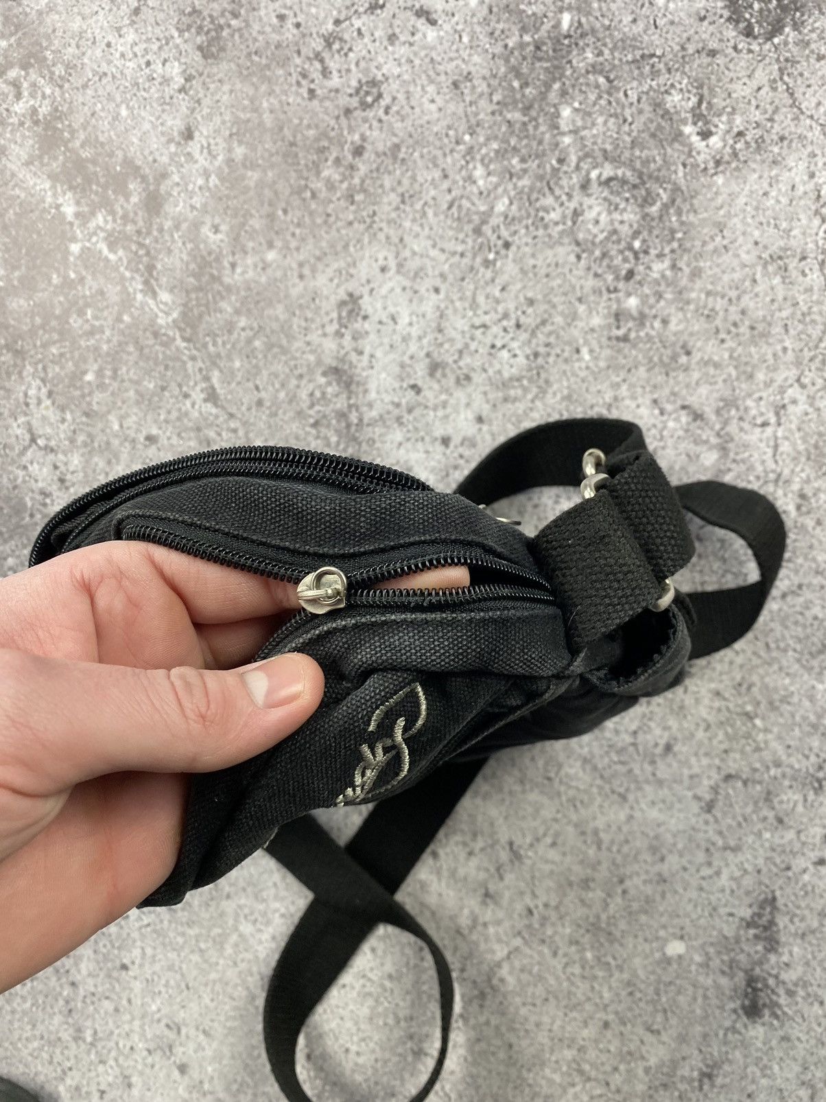 Ed Hardy × Japanese Brand × Vintage Vintage Ed Hardy by Christian Audigier Bag Messenger y2k Size ONE SIZE - 8 Thumbnail