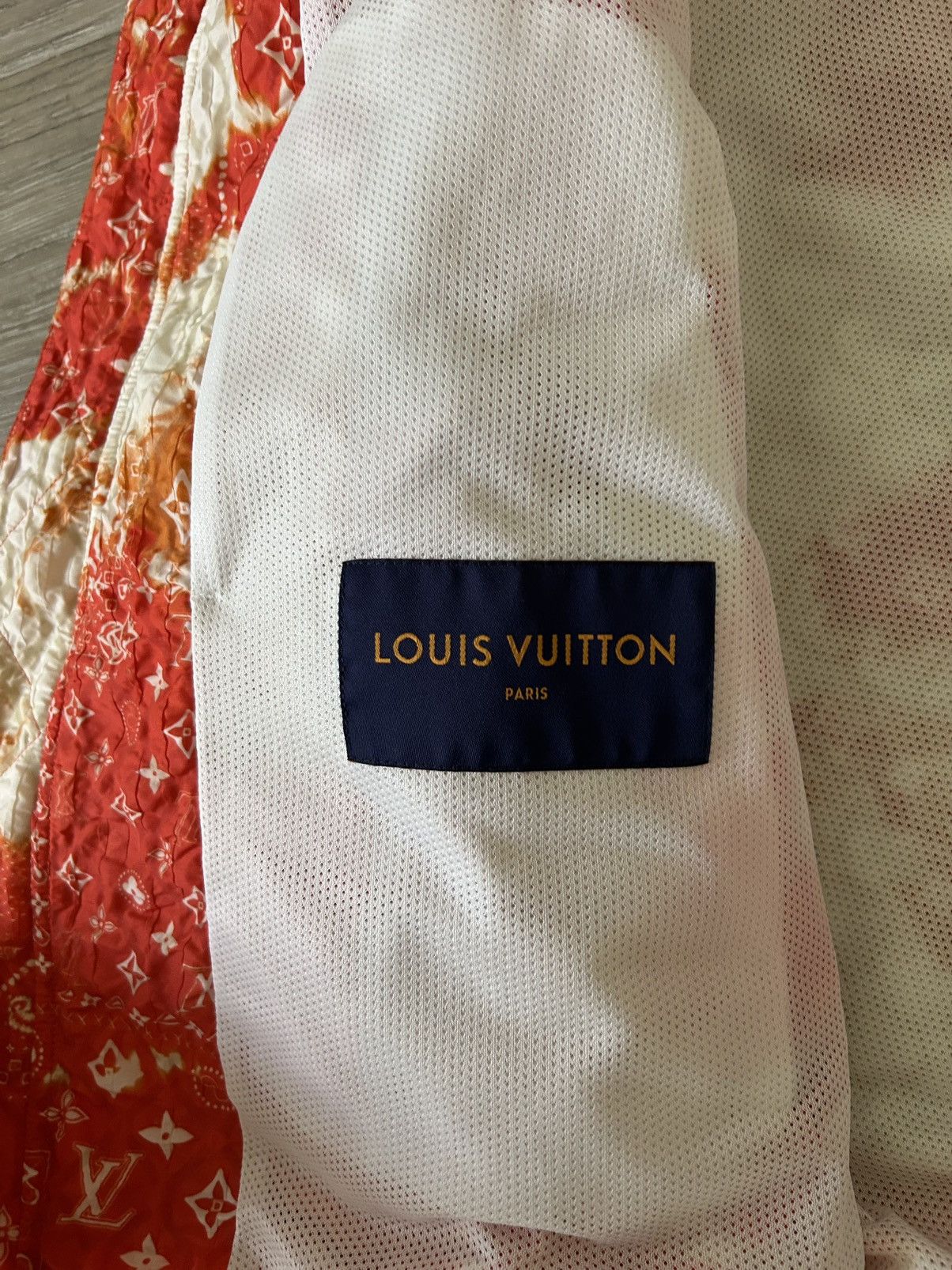 Louis Vuitton Louis Vuitton Orange Bleached Bandana Monogram Jacket Size US M / EU 48-50 / 2 - 7 Thumbnail