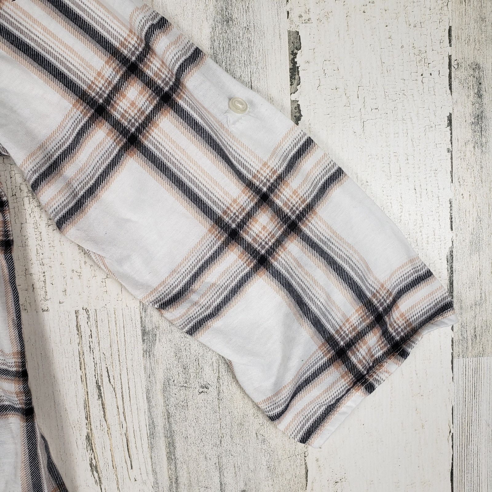 Other French Laundry Plaid Long Sleeve Button Up Top Large Size L / US 10 / IT 46 - 4 Thumbnail
