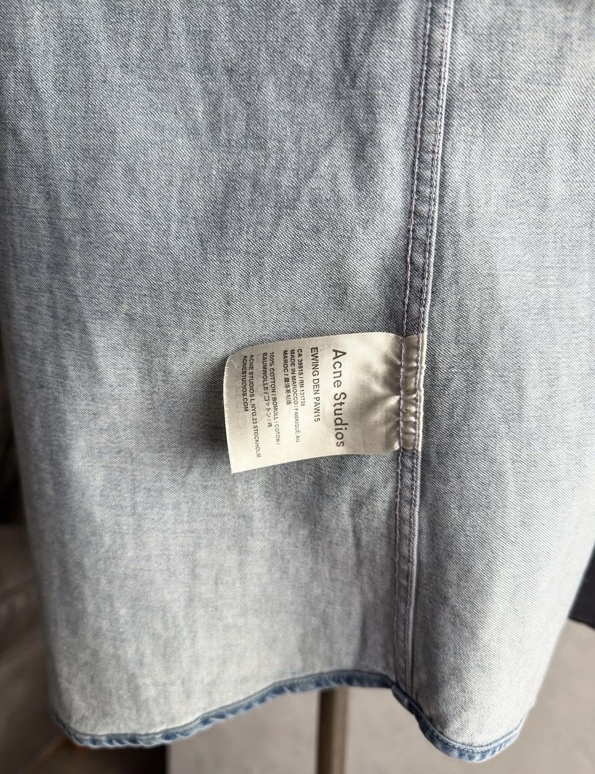 Acne Studios Acne Studios Ewing denim shirt Size US M / EU 48-50 / 2 - 6 Thumbnail