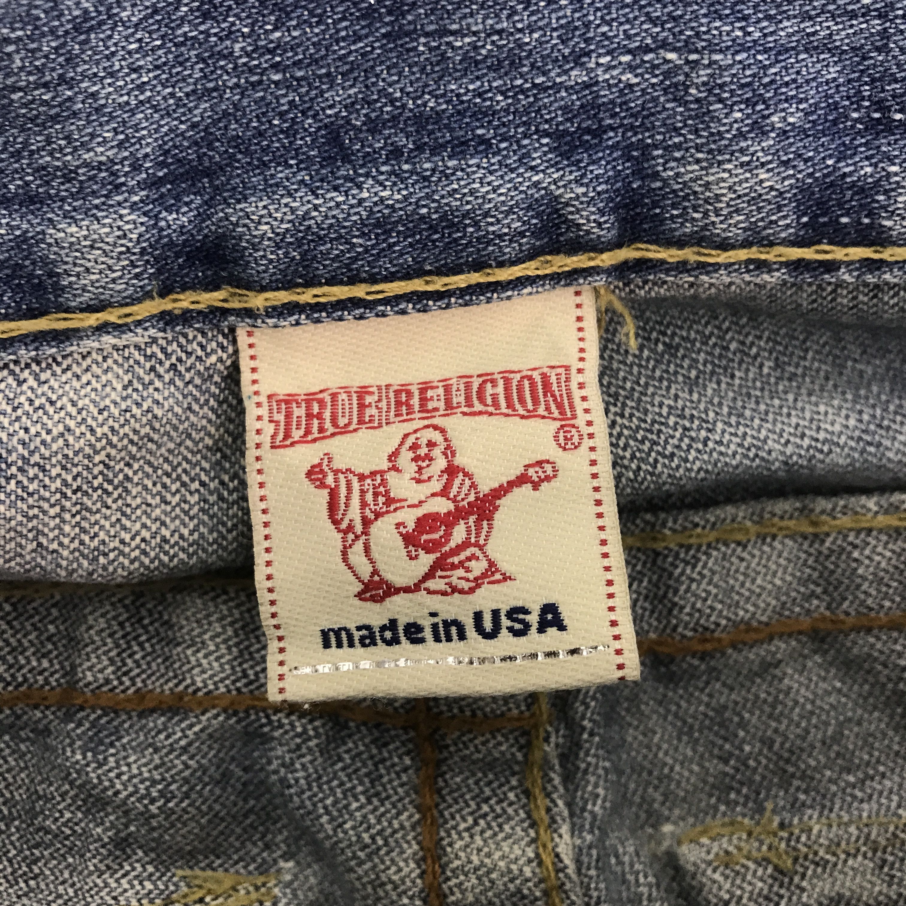 Japanese Brand Vintage True religon Distressed Distressed Denim Size US 34 / EU 50 - 14 Thumbnail