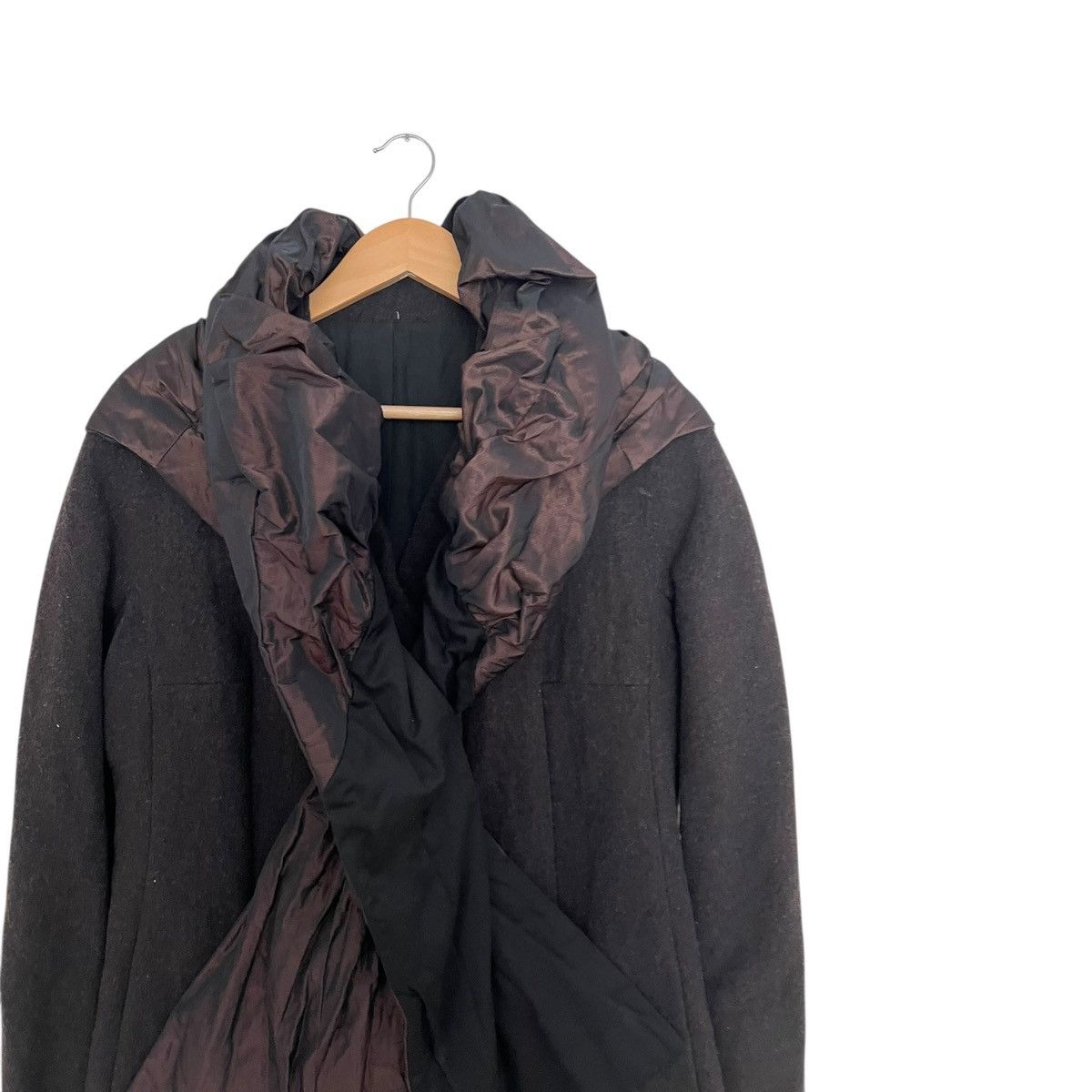 Vintage Padded scarf wool coat Size US M / EU 48-50 / 2 - 2 Thumbnail
