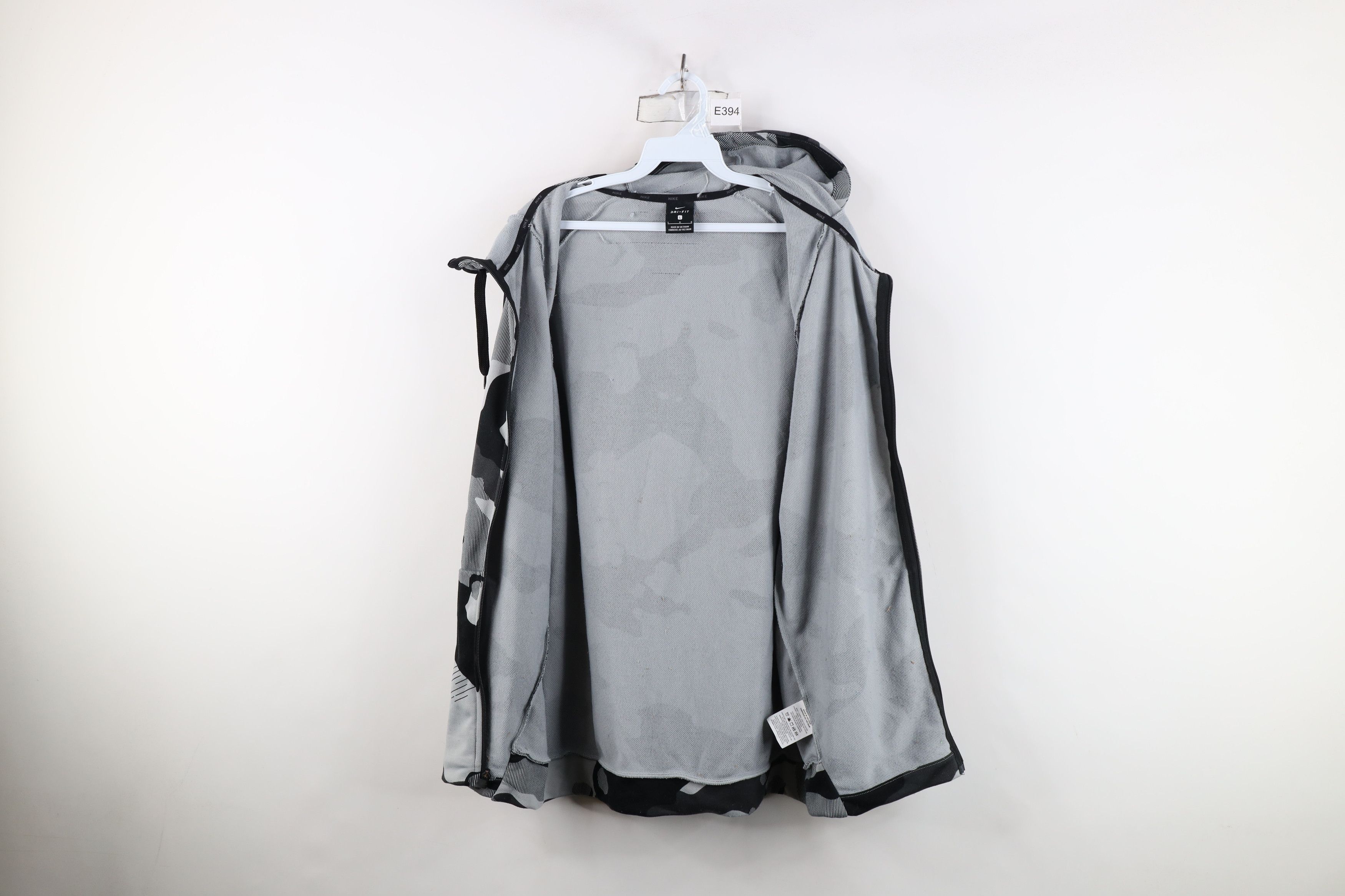 Nike Nike Big Swoosh Camouflage Full Zip Hoodie Sweatshirt Size US L / EU 52-54 / 3 - 9 Thumbnail