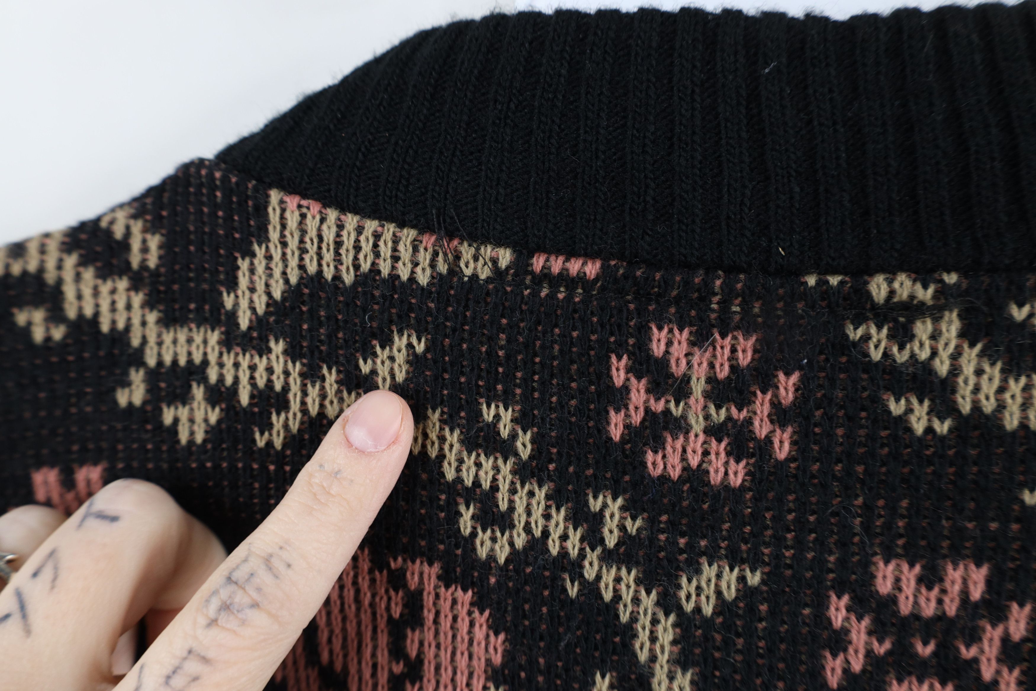 Vintage Vintage 90s Streetwear Flower Tapestry Knit Sweater USA Size M / US 6-8 / IT 42-44 - 8 Thumbnail