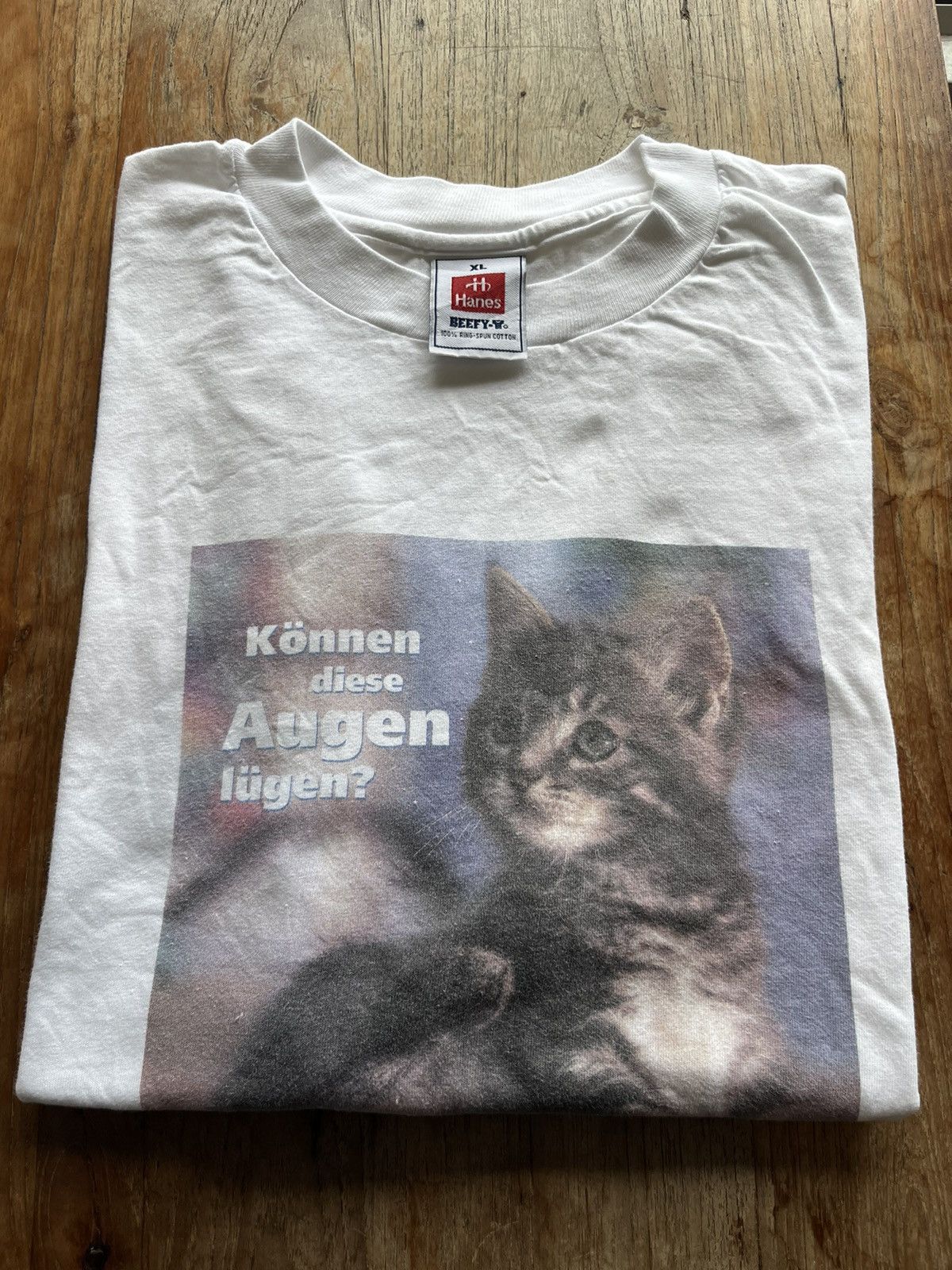 Vintage Vintage WhisKas Baby cat Food company Tshirt Size US XL / EU 56 / 4 - 1 Thumbnail