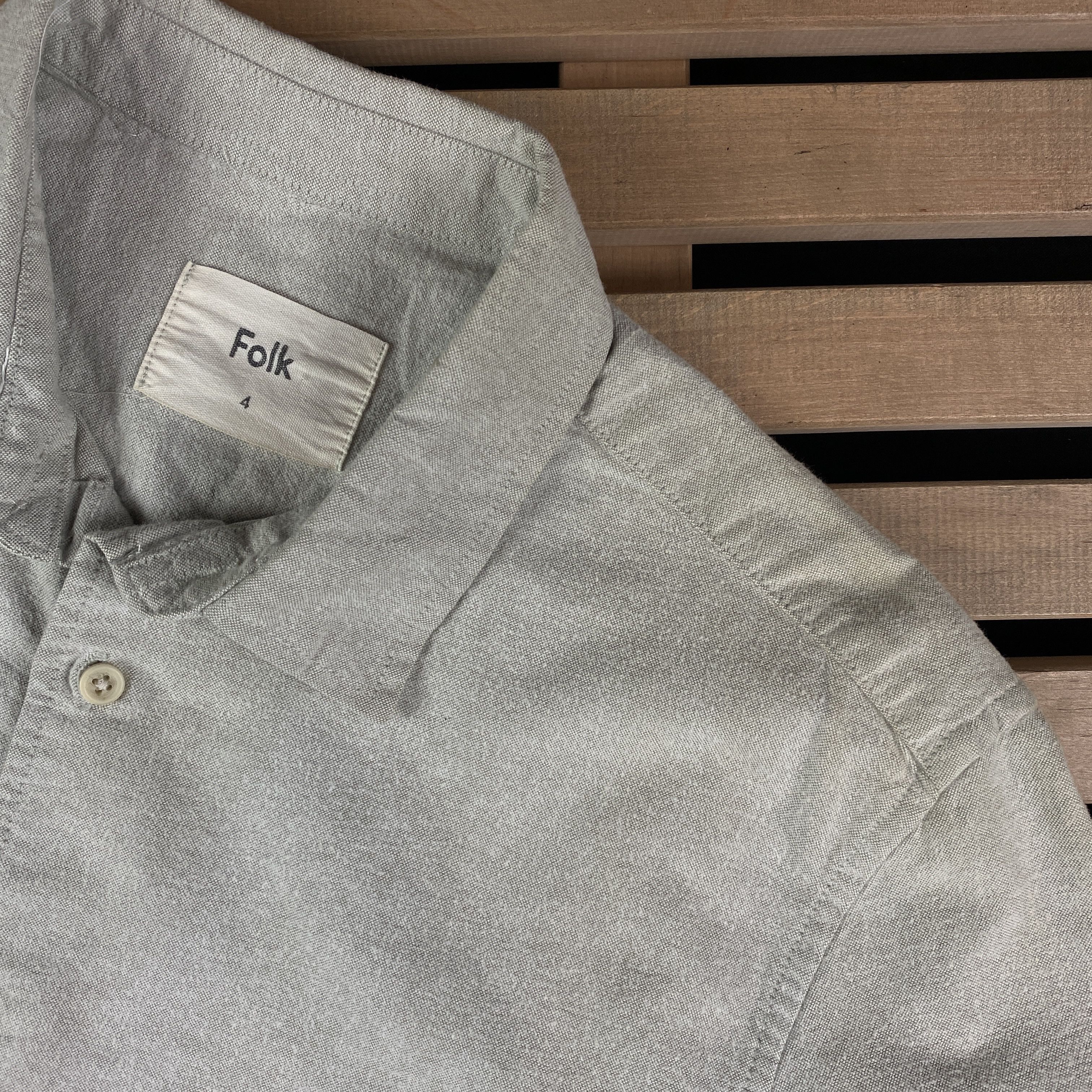 Folk Mens Long Sleeve Shirts Folk Size 4 Cotton Size US M / EU 48-50 / 2 - 5 Thumbnail